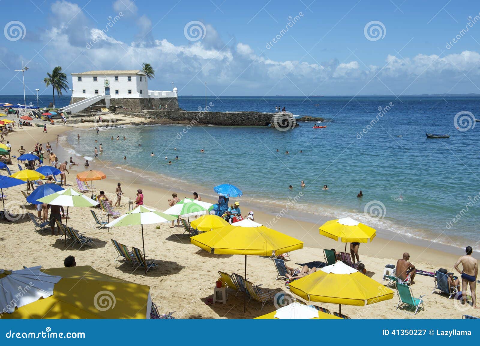 porto da barra beach salvador bahia brazil