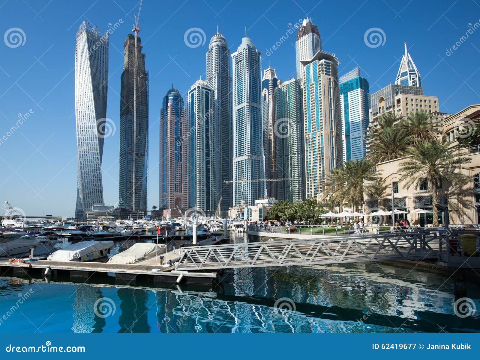 Porto de Dubai fotografia editorial. Imagem de água, moderno 62419677