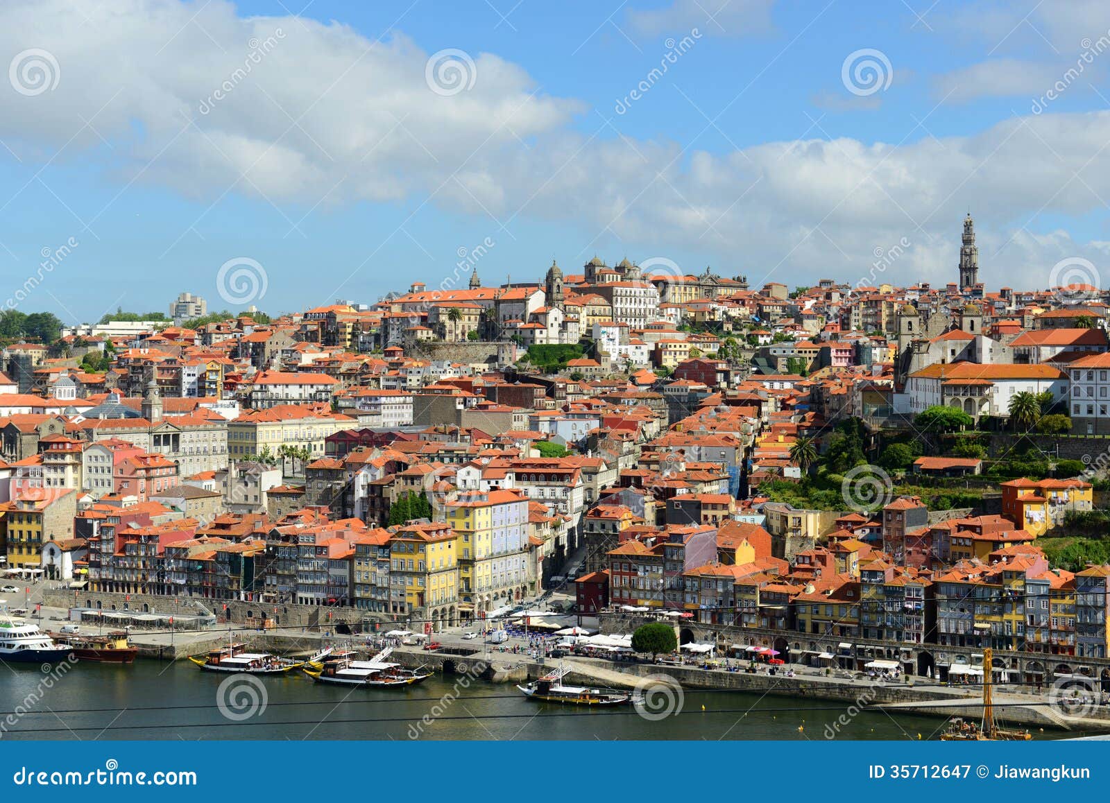 porto old city river view, porto, portugal