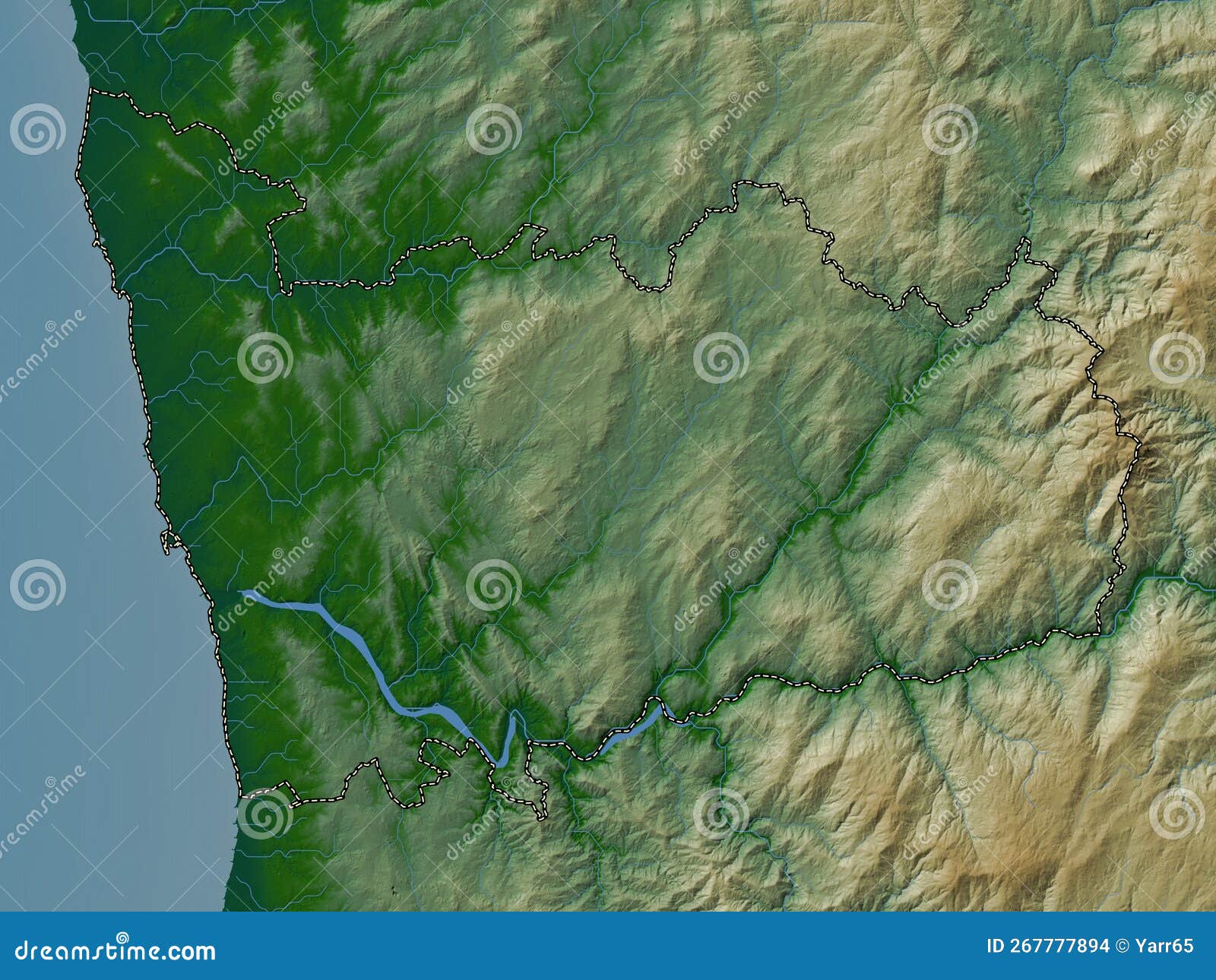 Distritos de Portugal Fazer Legenda Mapa