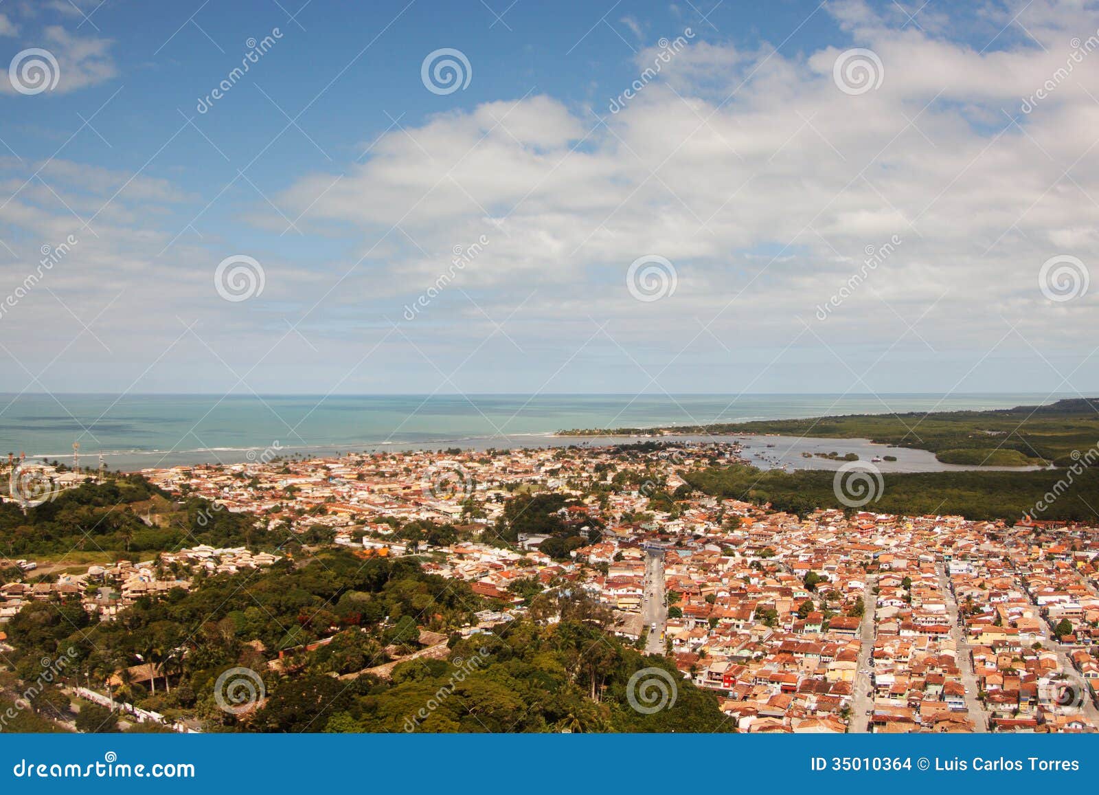 porto seguro - bahia, brasil, aerial view.