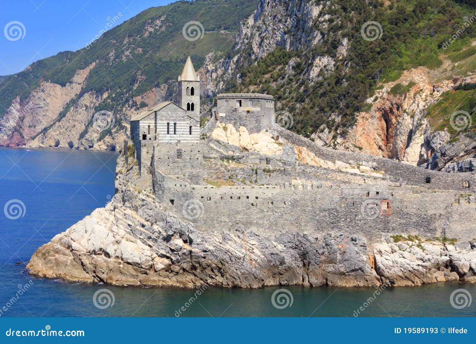 porto venere san pietro church, liguria, italy