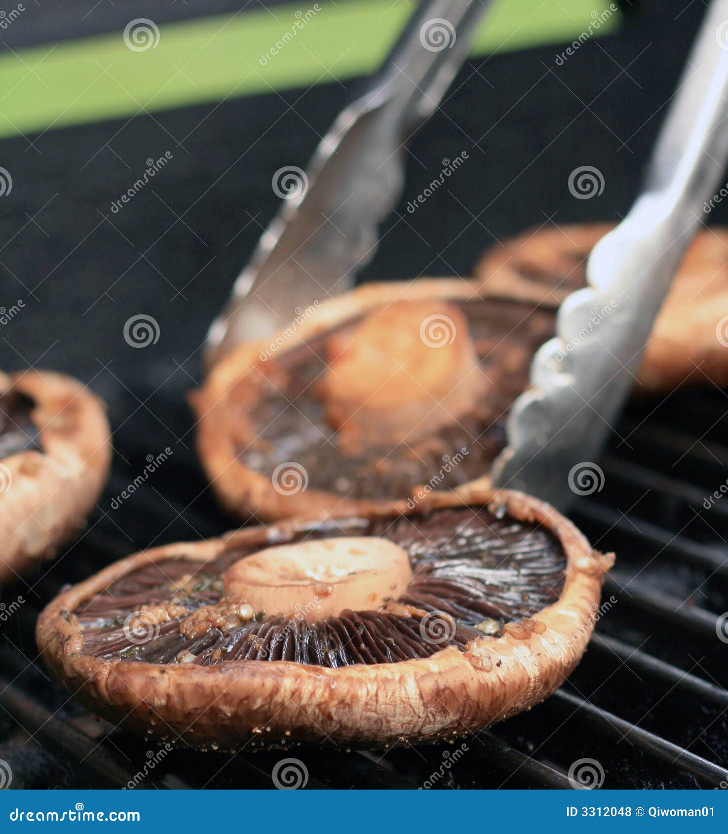 Portobello on the Grill stock photo. Image of healthy 3312048