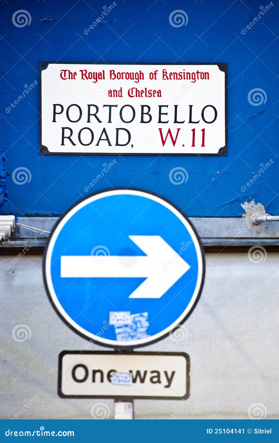 Portobello Road stock image. Image of market, europe 25104141