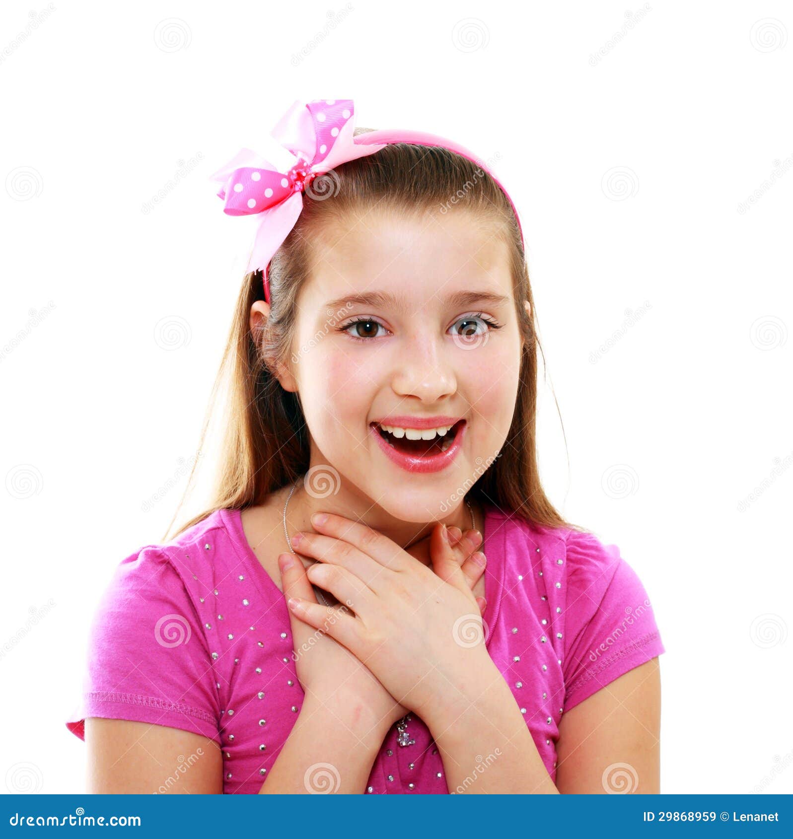 10 Jahre Mädchen stockbild. Bild von kaukasisch, korrekt 29868959