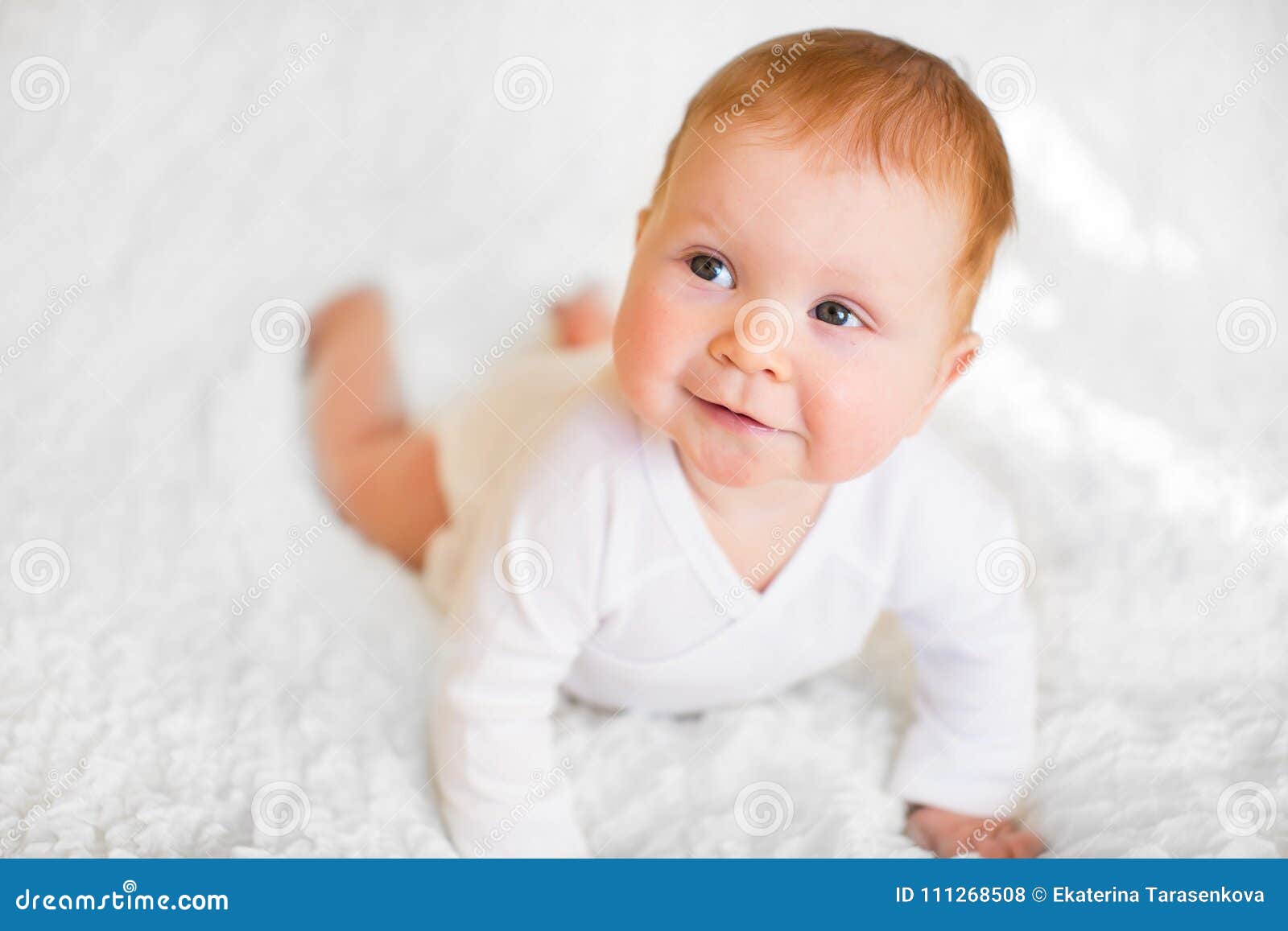 Portrait of Adorableness. Little Baby Girl Stock Photo - Image of shot ...