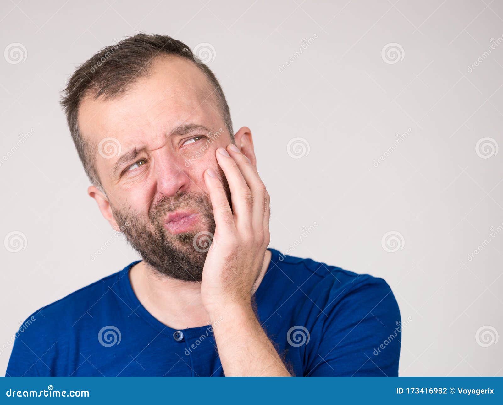 Man having tooth pain stock photo. Image of pain, ache - 173416982