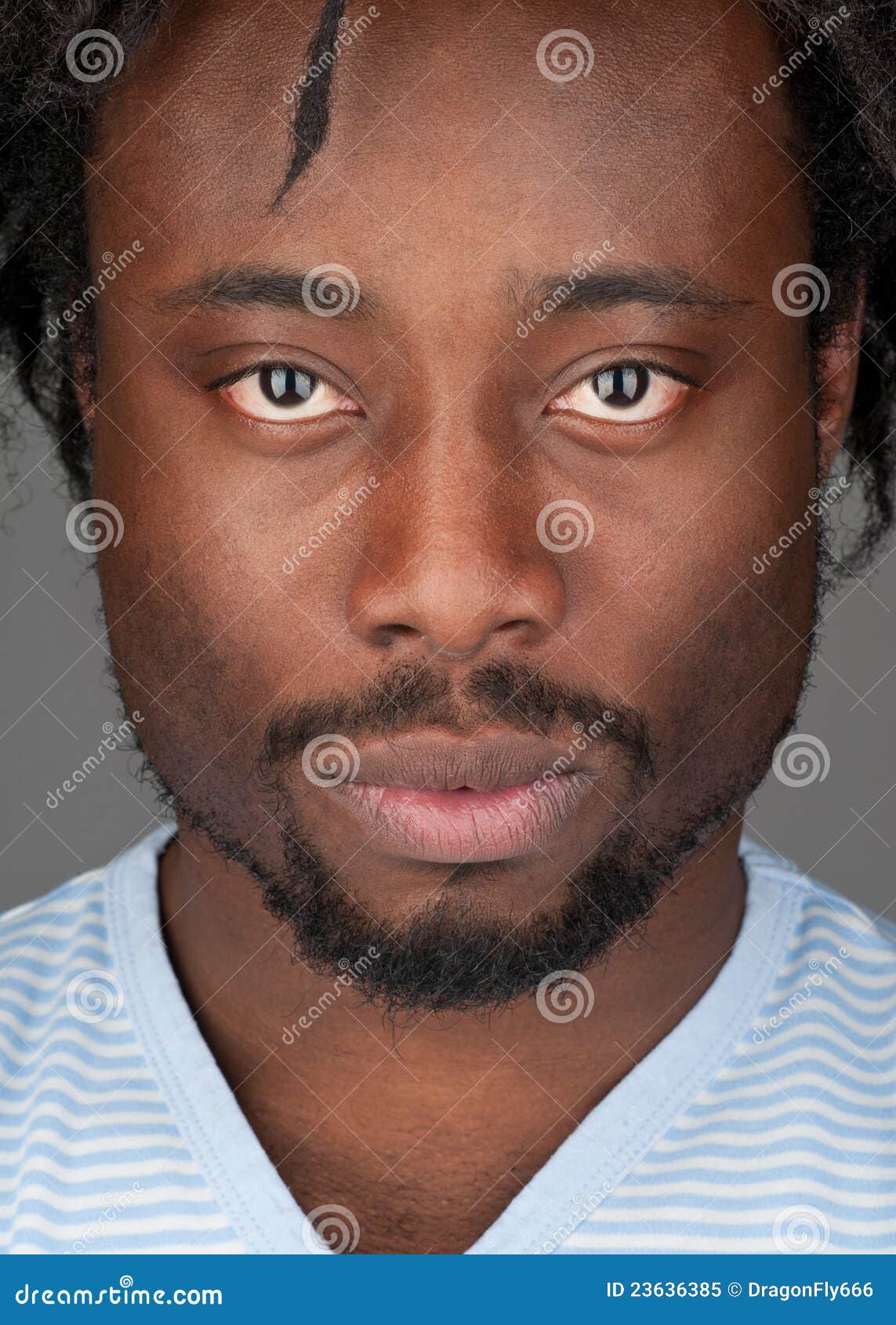 African American Cute Black Young Man Portrait Stock Photo 
