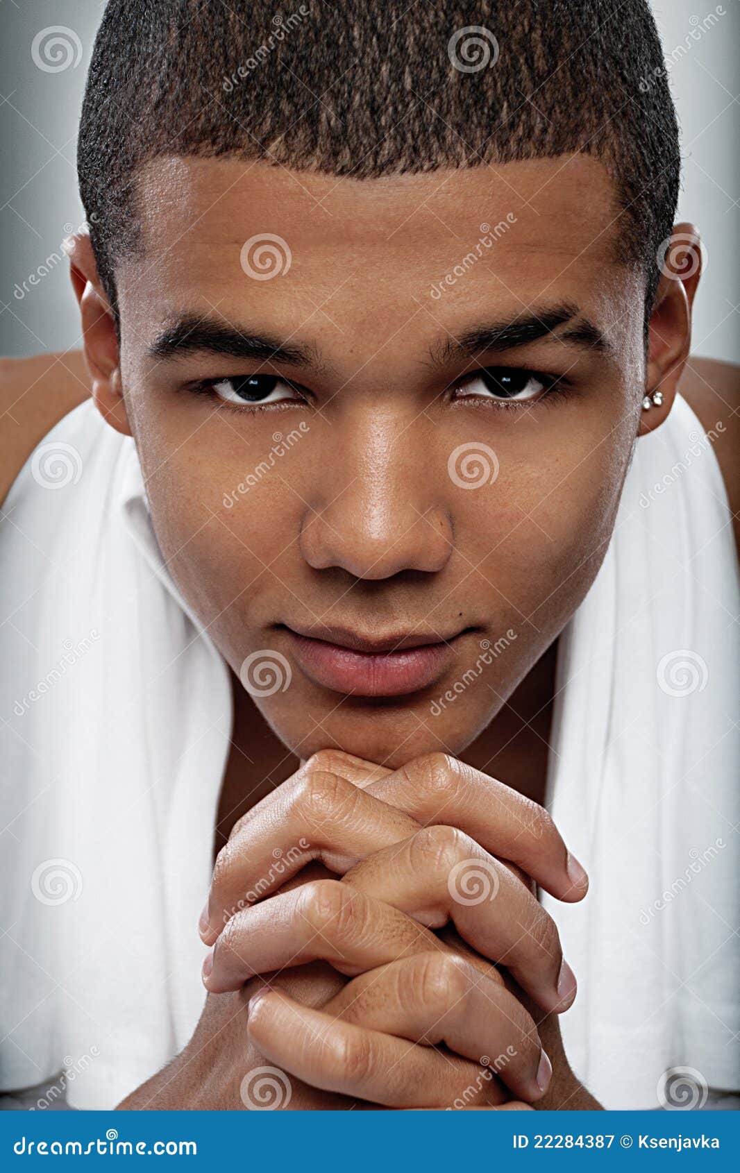 Portrait of a African Young Man the S Stock Image Image of people