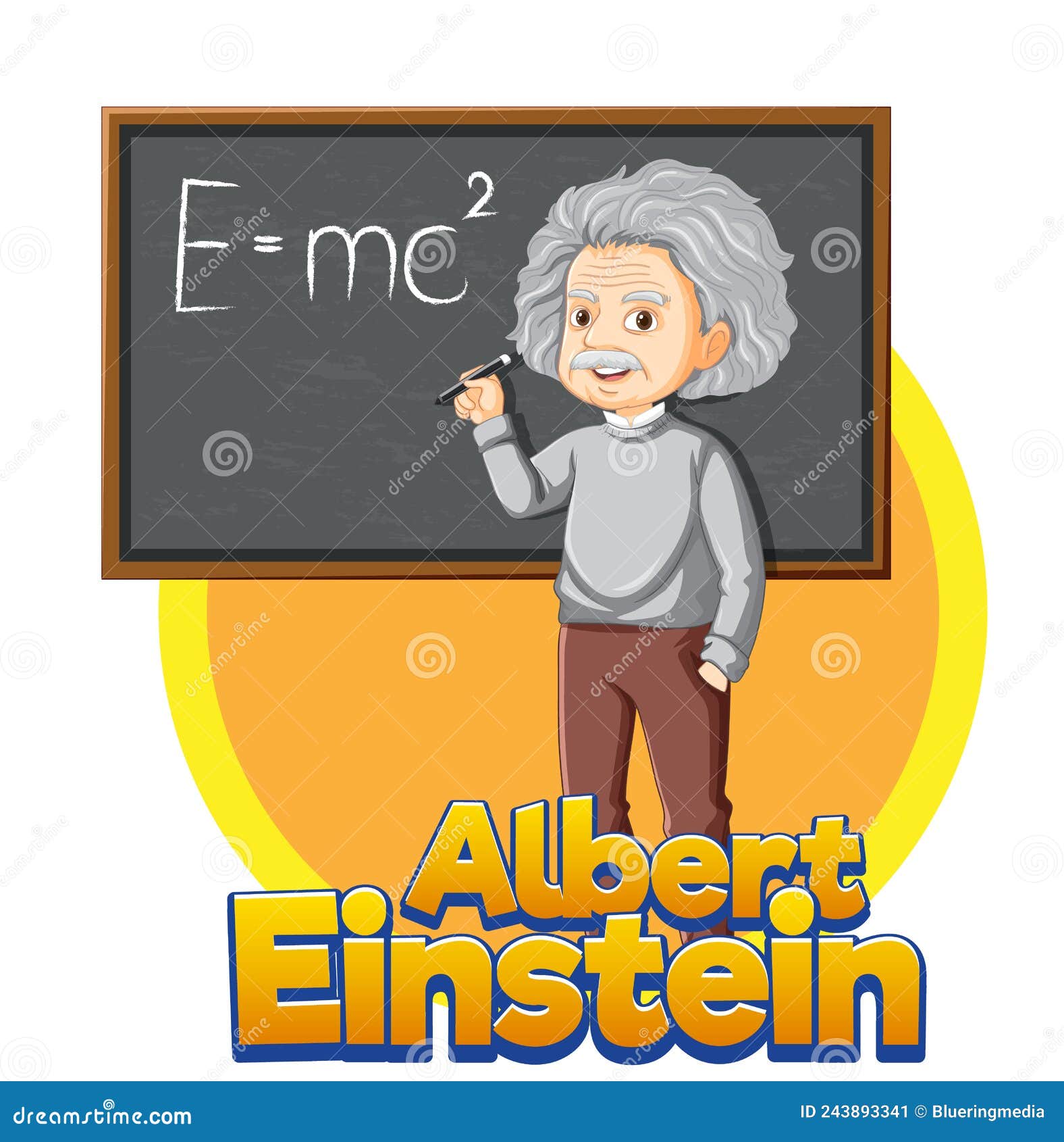 Portrait Of Albert Einstein Physicist Chemist And Mathematician In
