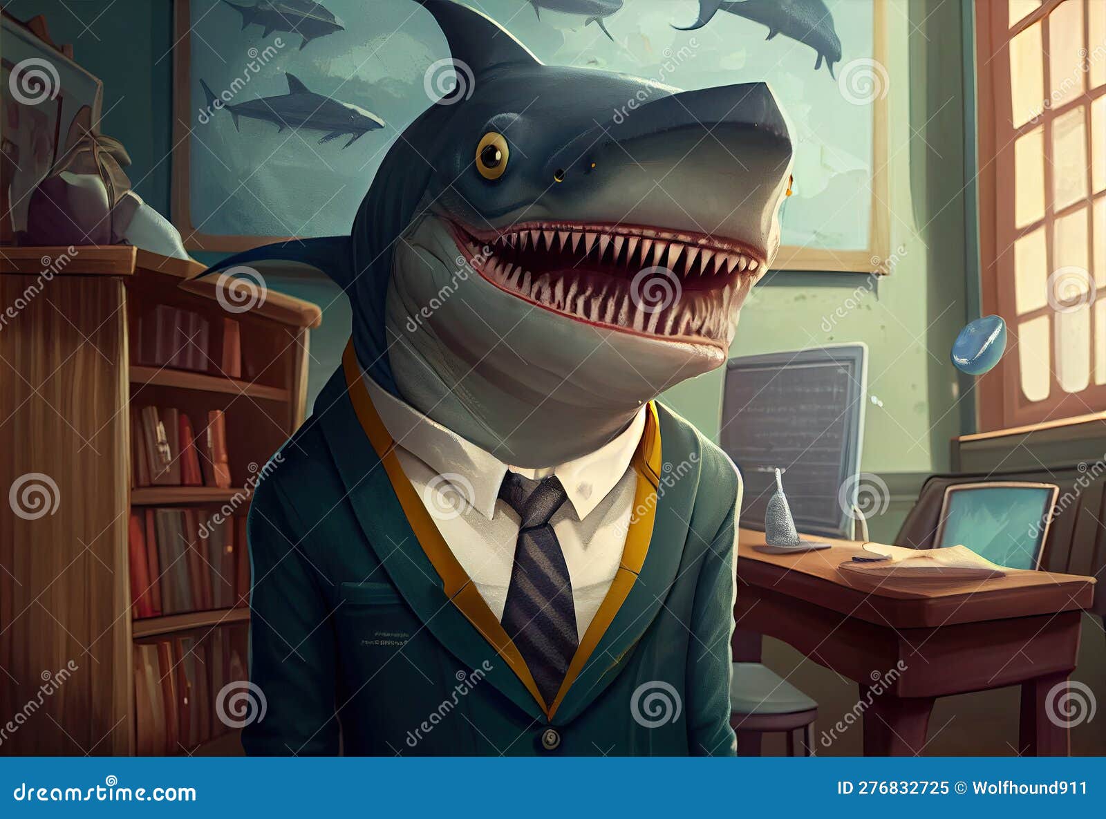 hi, dr. coomer :), an art print by Shark - INPRNT