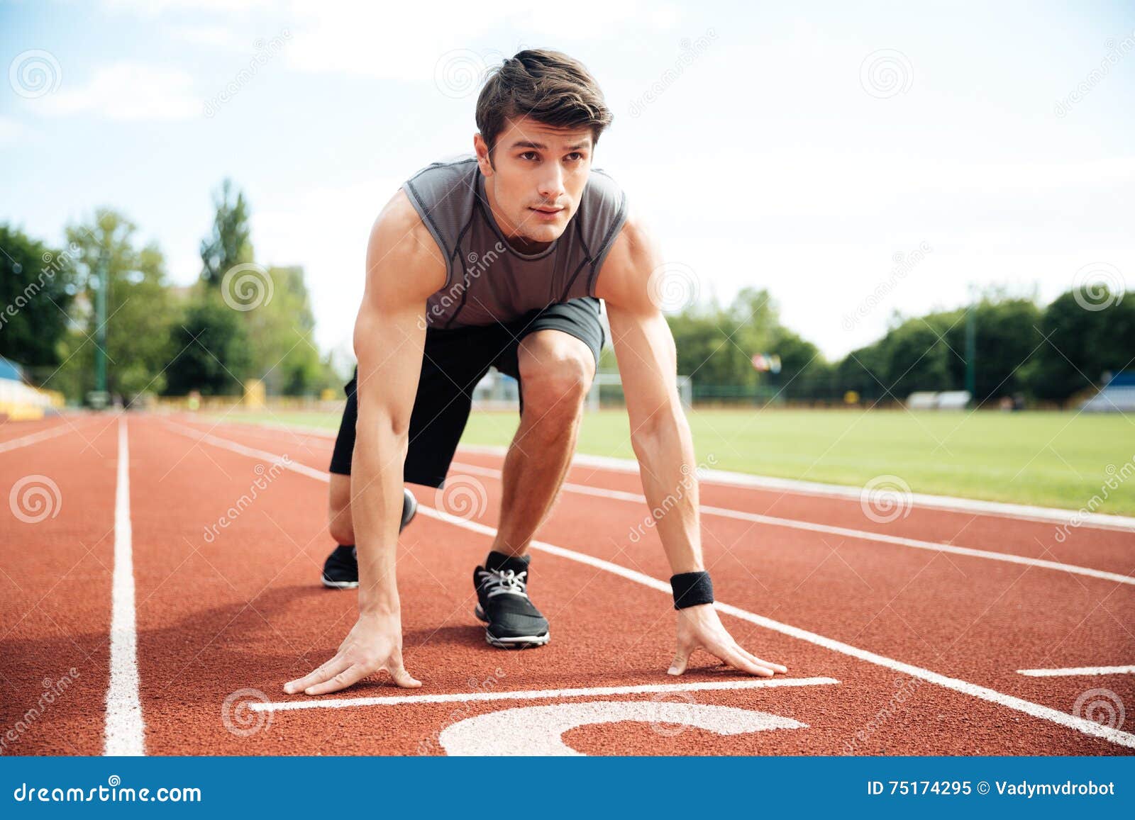Portrait Of The Athlete Ready To Run Stock Image Image Of People athlete-definition-and-meaning-collins-english-dictionary
