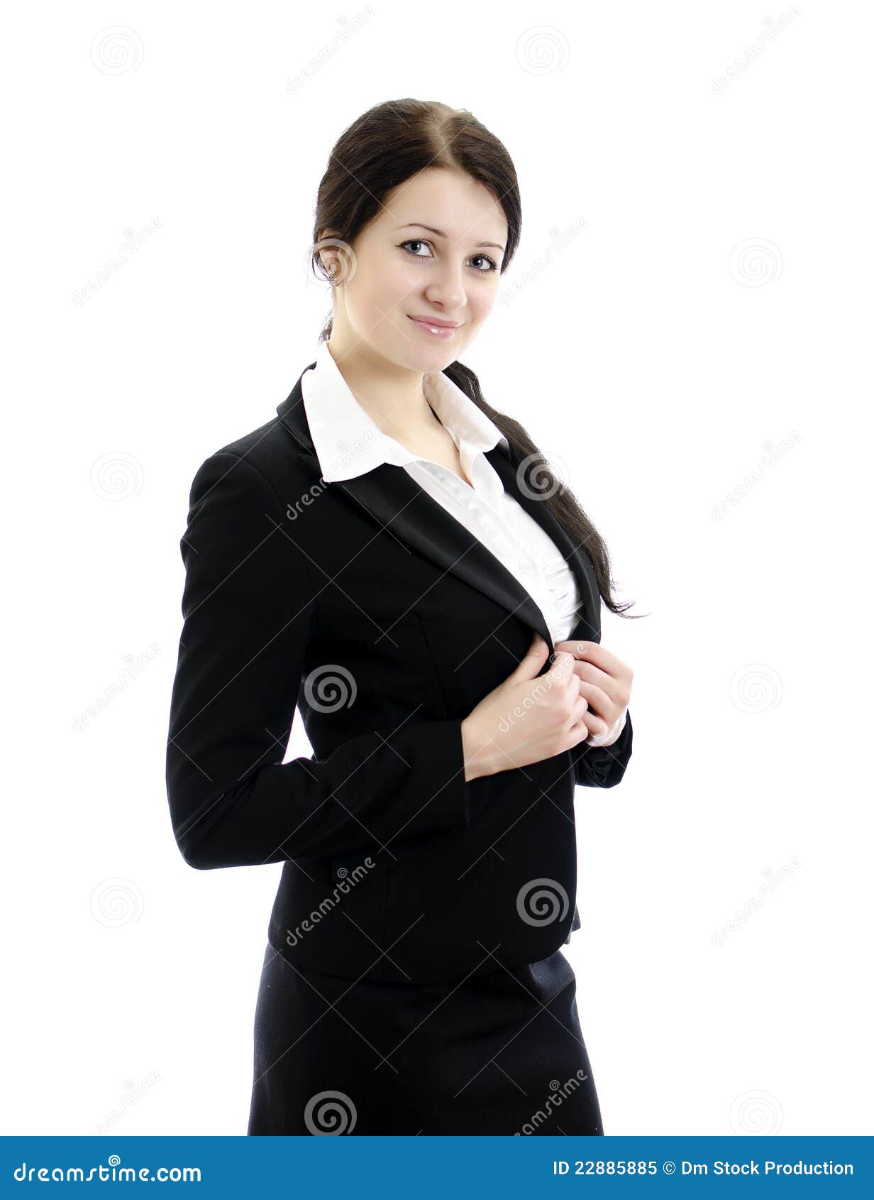 Portrait of Attractive Business Woman Stock Image - Image of copy ...