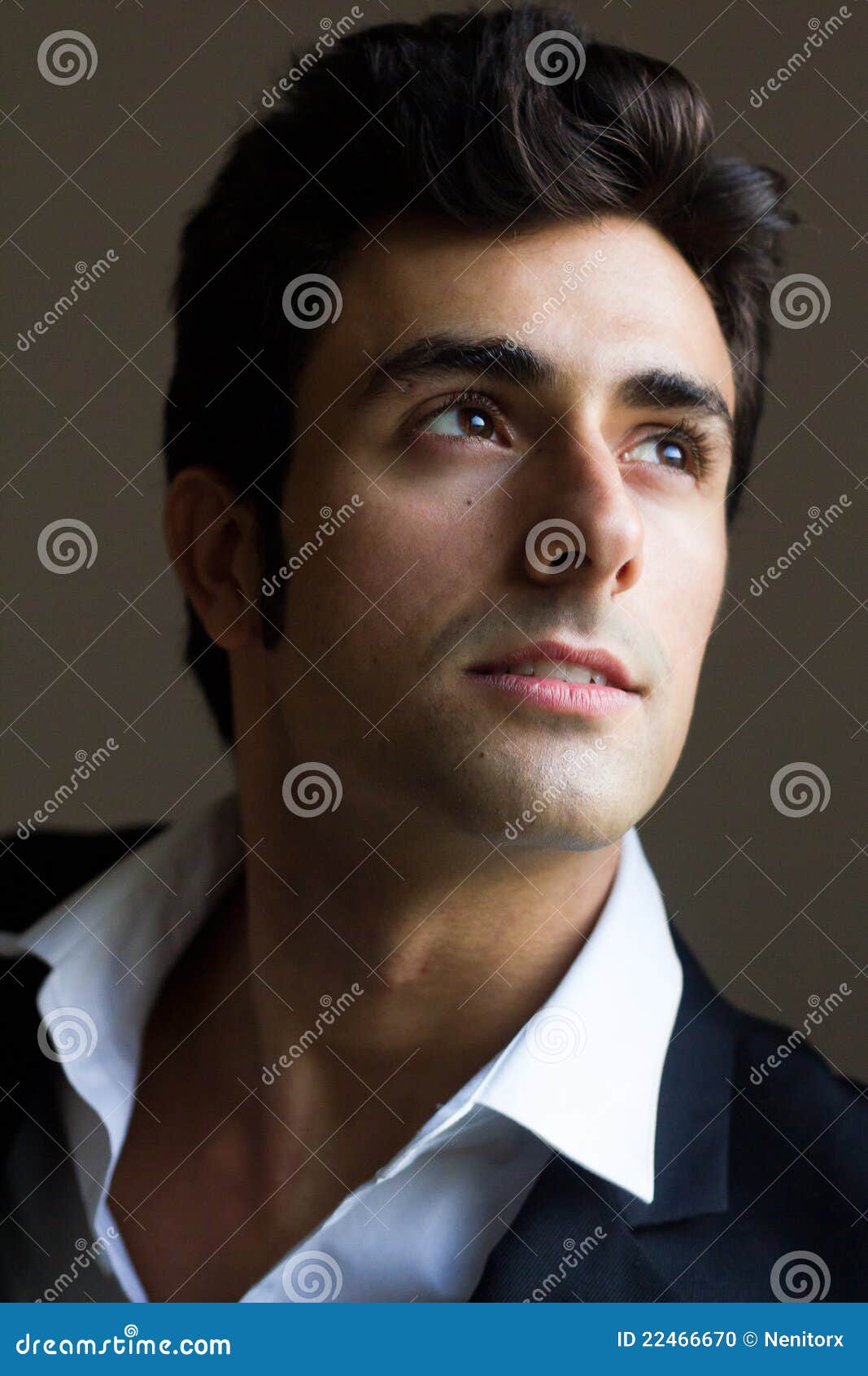 portrait of attractive businessman