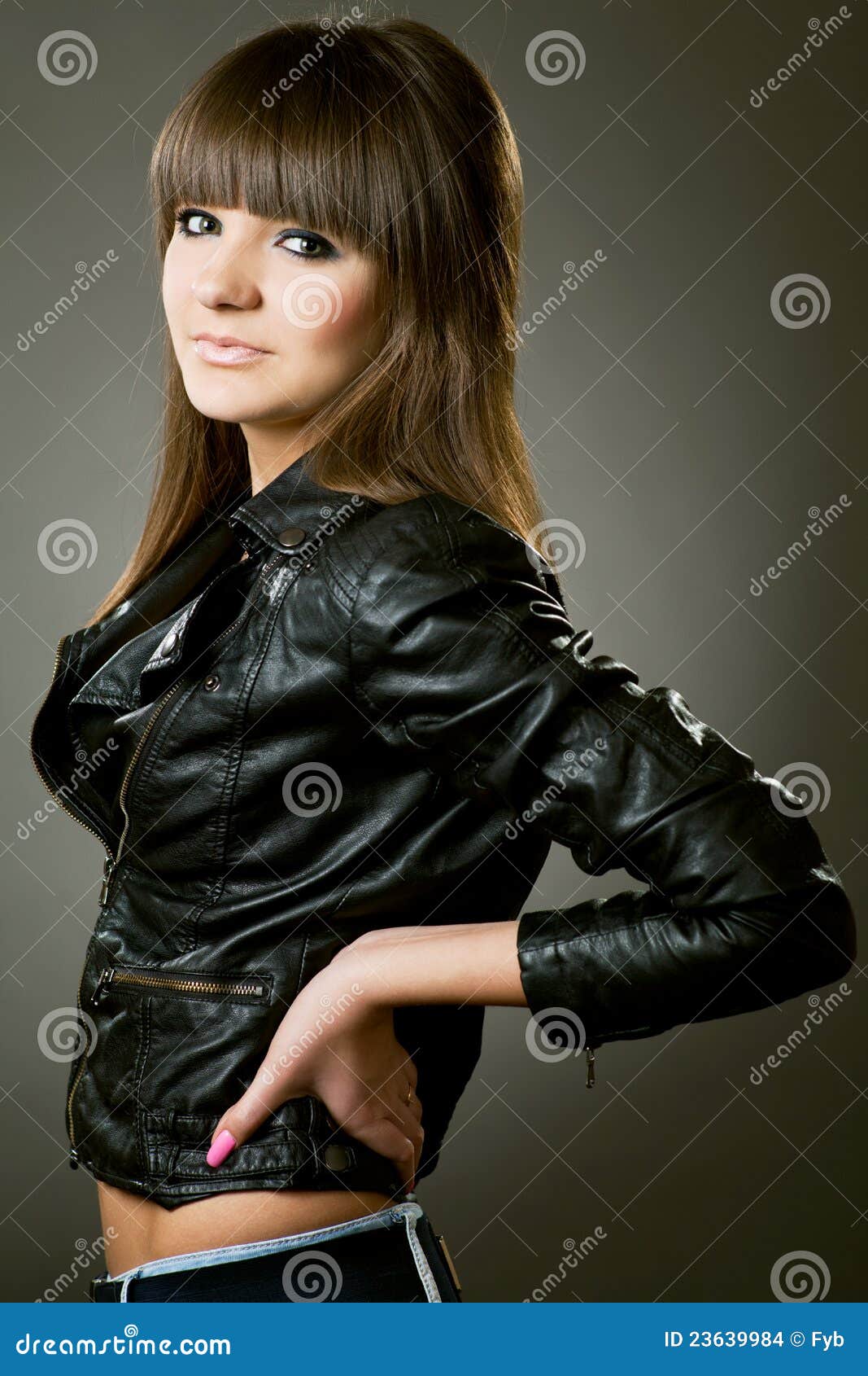 Portrait of an Attractive Young Woman Stock Photo - Image of fresh ...