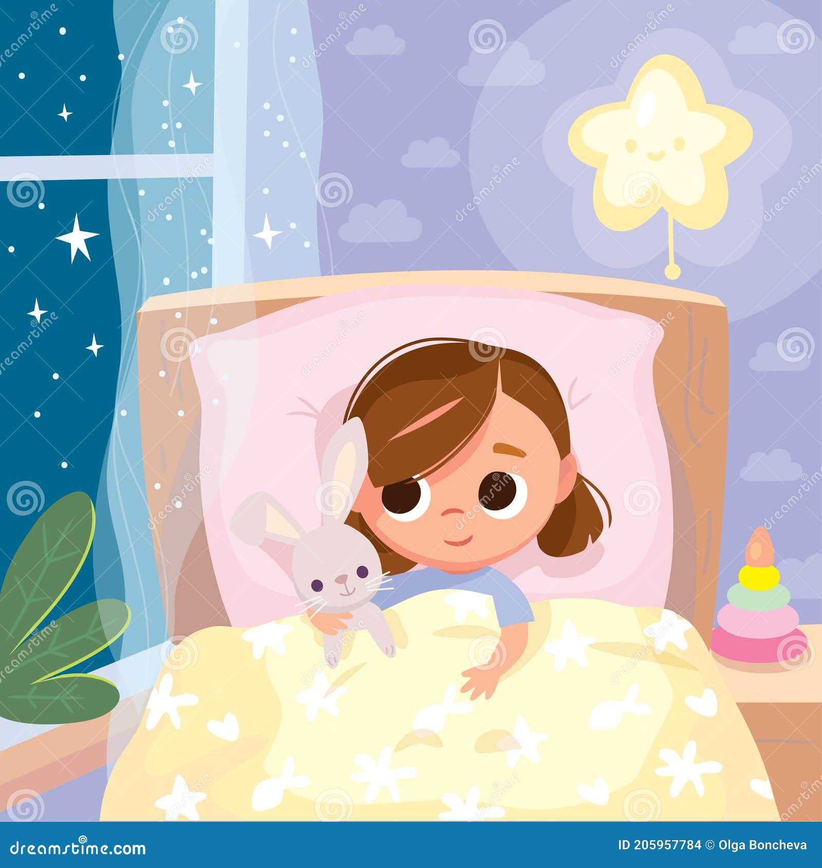 i go to bed clipart