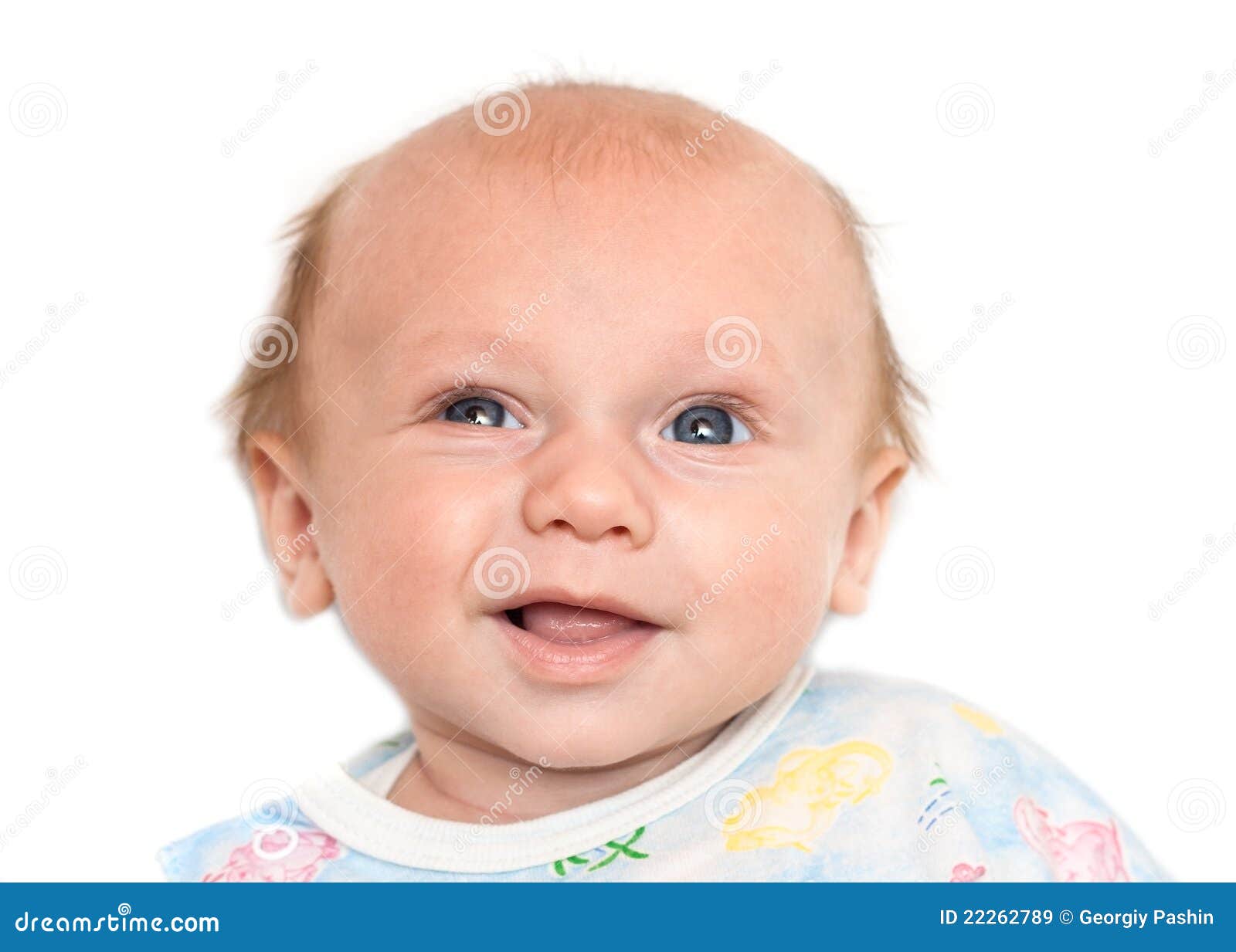 Portrait of a Baby with a Smile Stock Image - Image of eyes, face: 22262789