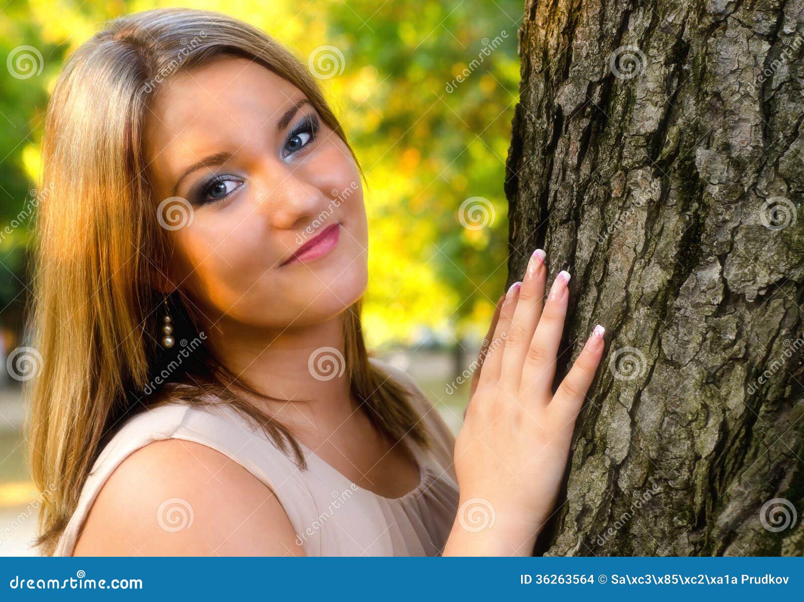 Portrait Of Beautiful Chubby Girl Stock Images - Image 