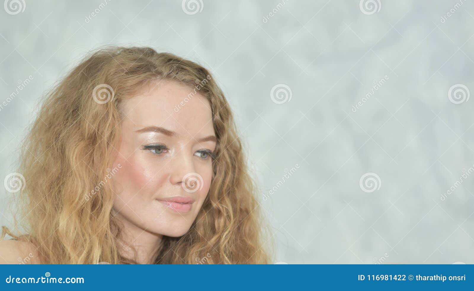 Portrait of a Beautiful Girl in White Pajamas Stock Photo - Image of ...