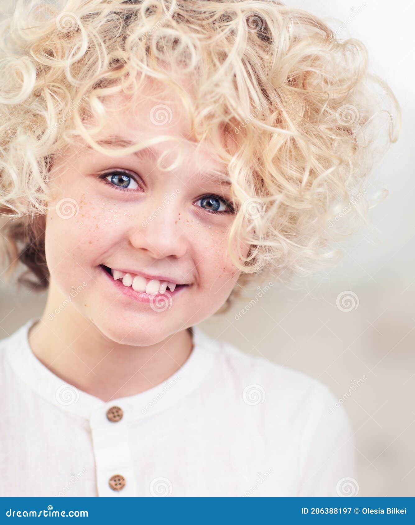 Portrait of Beautiful Happy Blonde Boy with Curly Hair Stock Image - Image of female, handsome: 206388197 Portrait of Beautiful Happy Blonde Boy with Curly Hair Stock Image - Image of female, handsome: 206388197