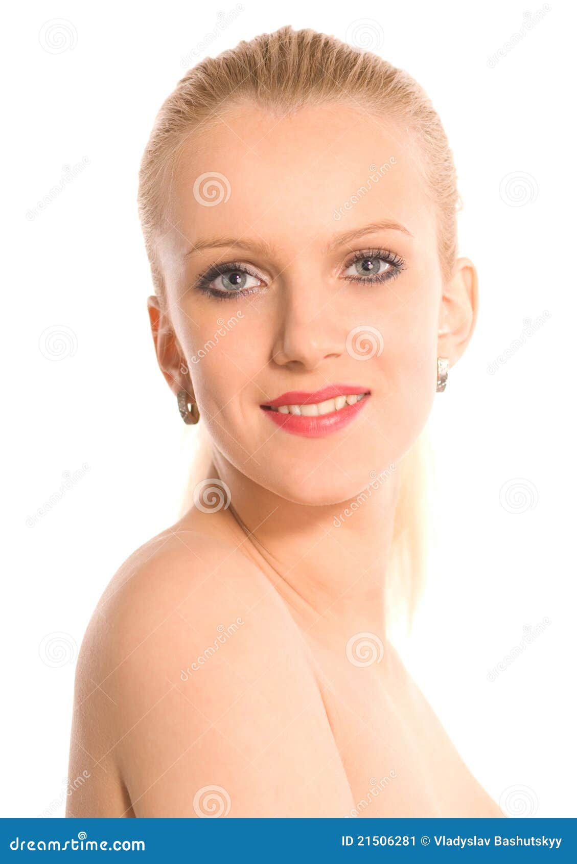 Portrait of beautiful lady stock image. Image of cute - 21506281