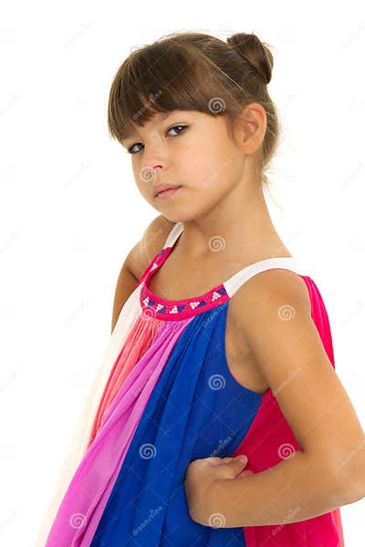 Portrait of Beautiful Preteen Girl Stock Image - Image of clothing ...