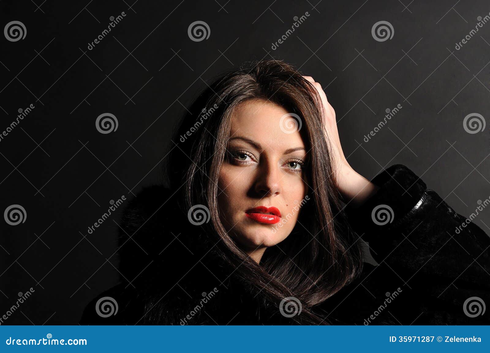 Portrait of beautiful girl stock image. Image of female - 35971287