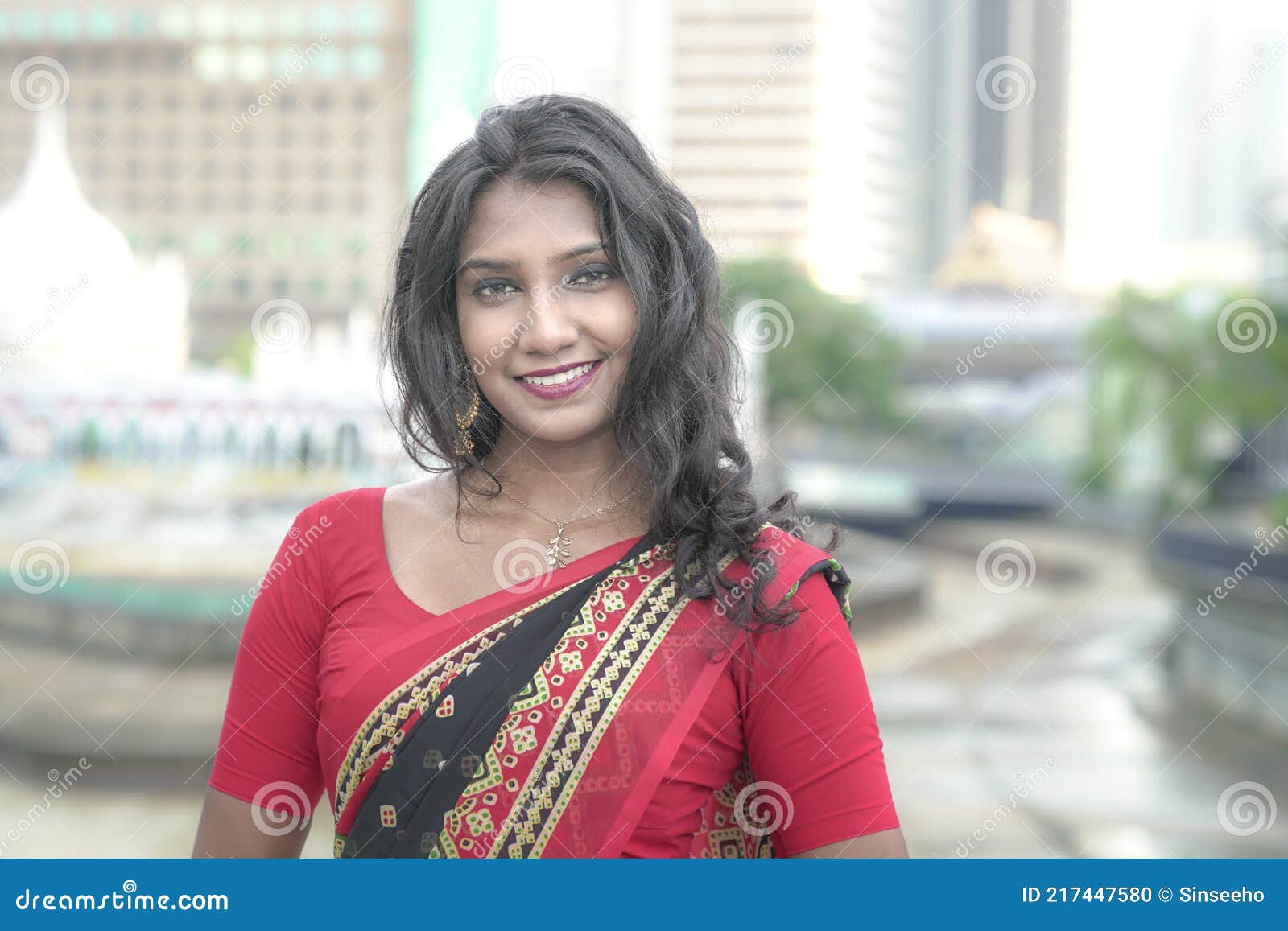Portrait of a Beautiful and Smiling Indian Woman Wearing Red Saree Stock Photo - Image of portrait, hair: 217447580 Portrait of a Beautiful and Smiling Indian Woman Wearing Red Saree Stock Photo - Image of portrait, hair: 217447580
