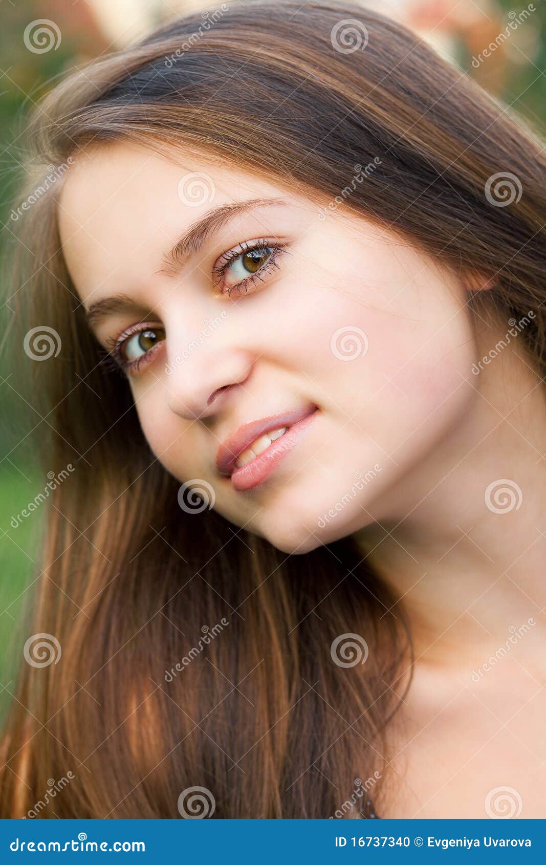 Portrait of Beautiful Teenager Stock Photo - Image of color