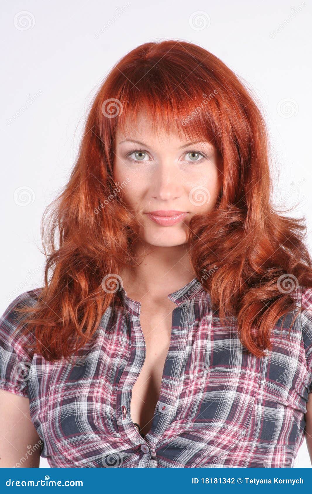 Real Caucasian Young Woman Portrait Stock Photo - Download 