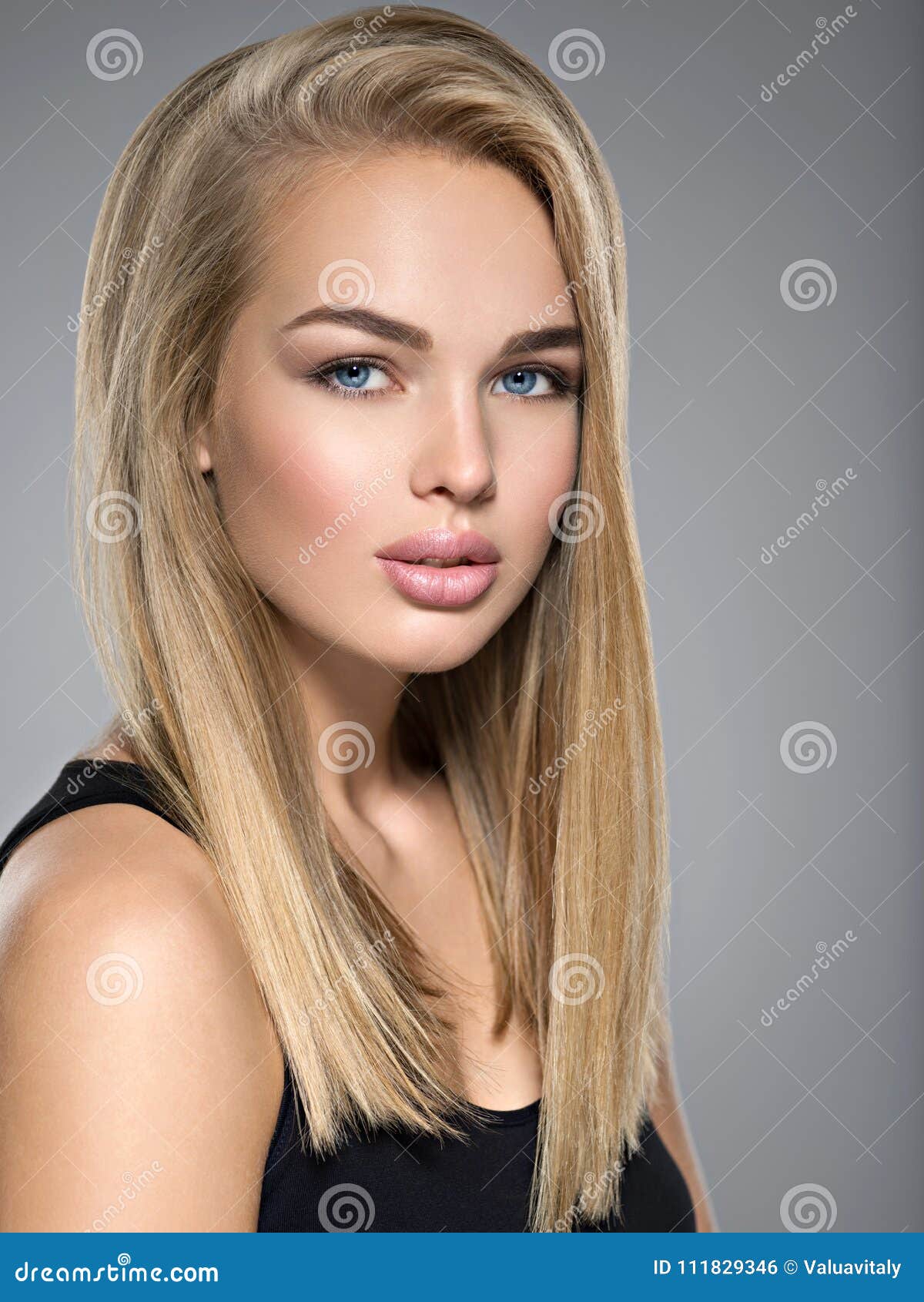 Beautiful Young Woman with Long Straight Hairs Stock Photo - Image of glamour, girl: 111829346 Beautiful Young Woman with Long Straight Hairs Stock Photo - Image of glamour, girl: 111829346