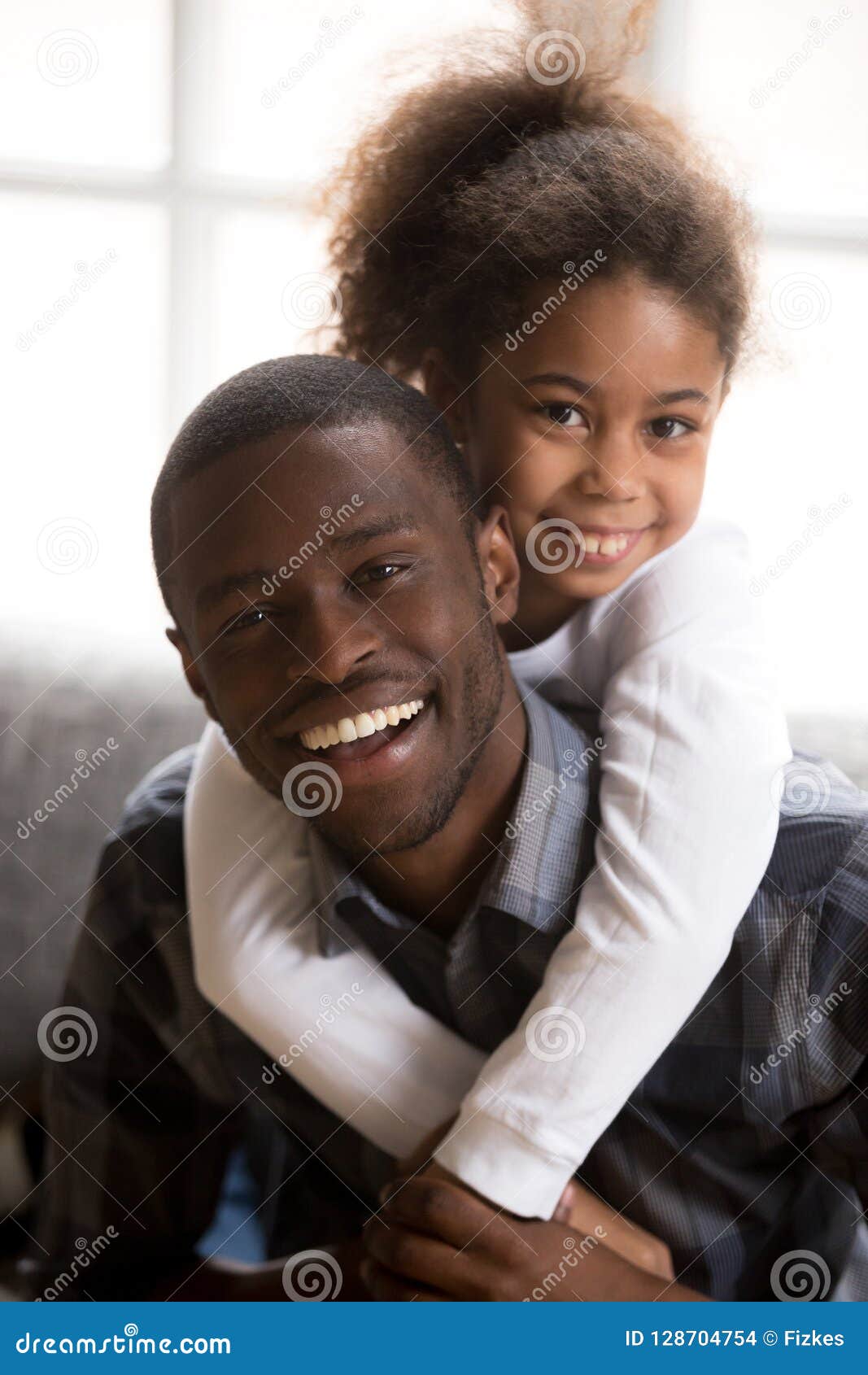 Black Dauvhter And Black Dad Real