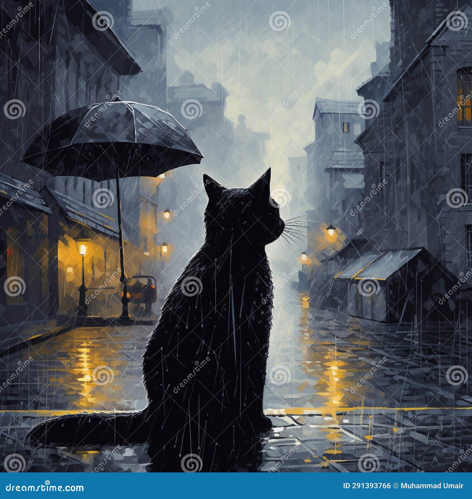 portrait-black-cat-sitting- portrait-black-cat-sitting-
