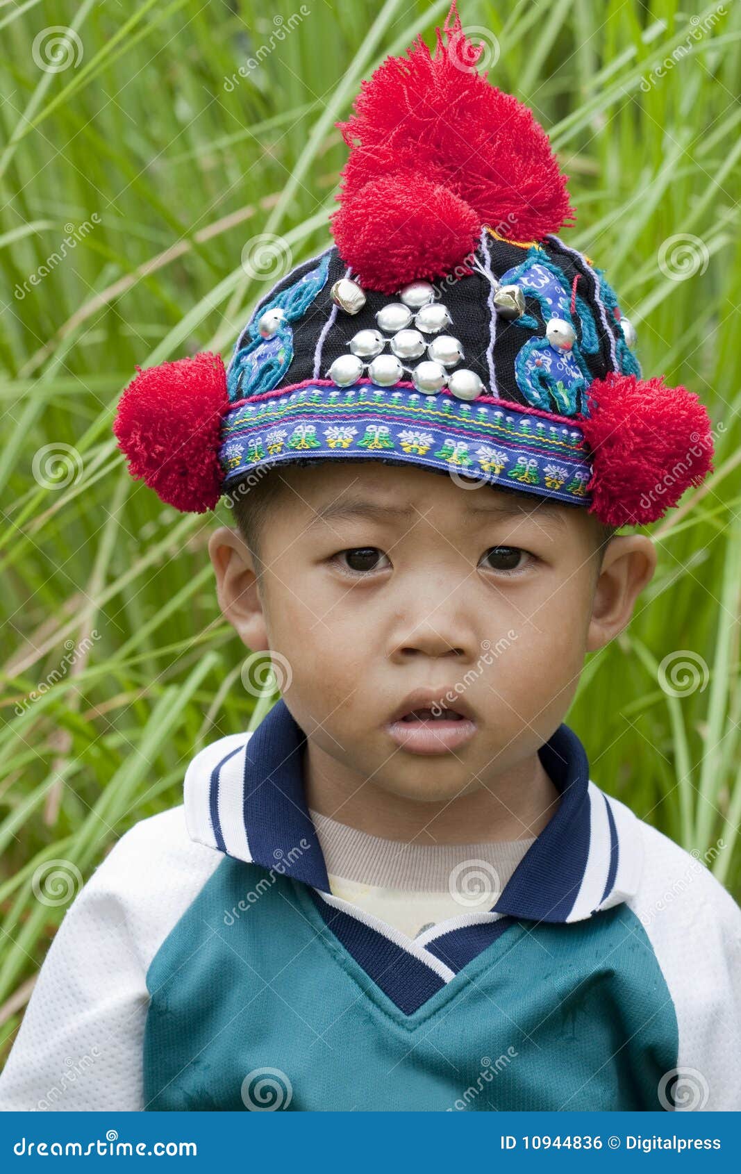 Portrait Boy From Asia Akha Stock Photo Image Of Thailand Child