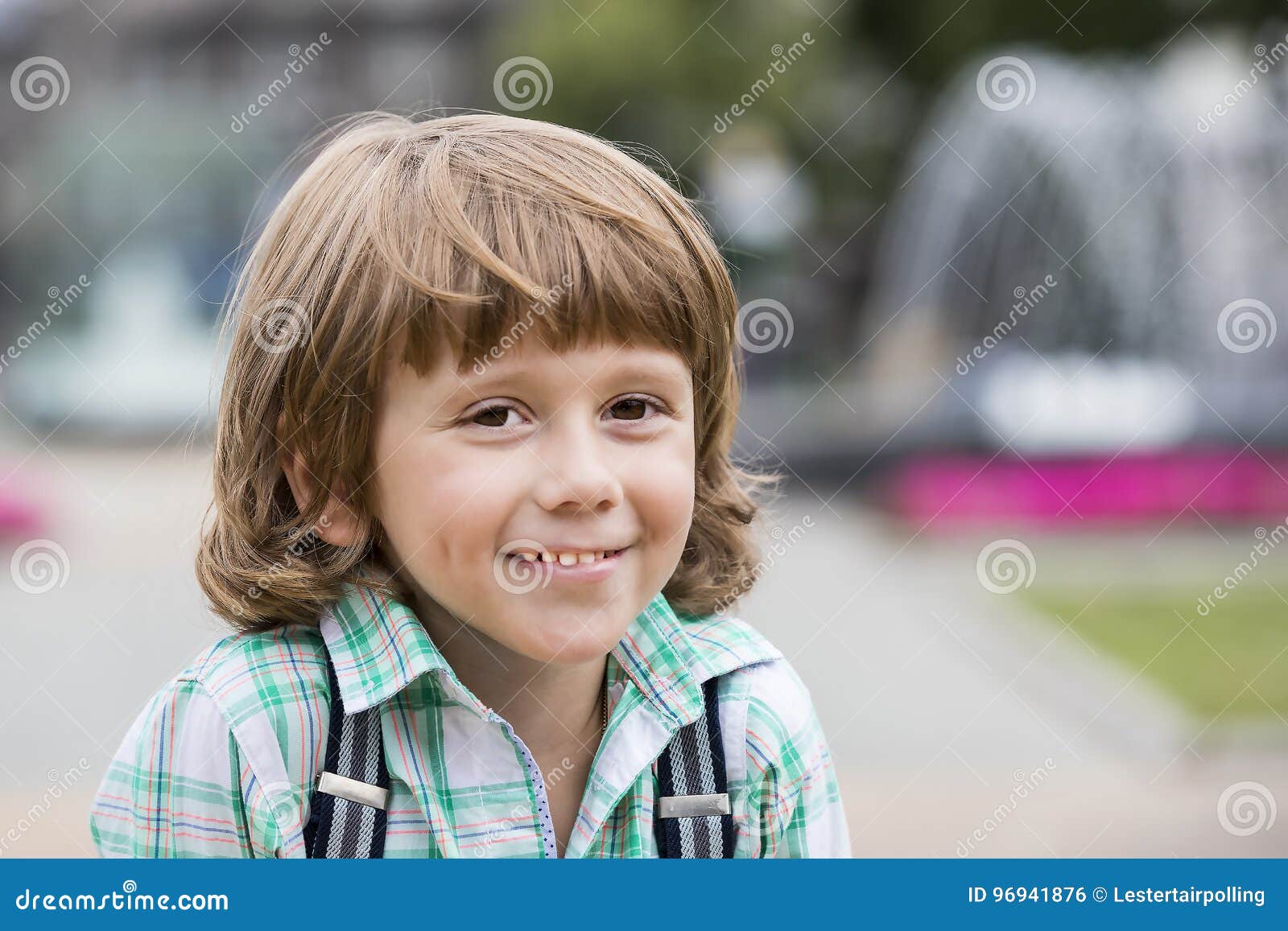 Portrait of a Boy on a Background Stock Photo Image of cheerful