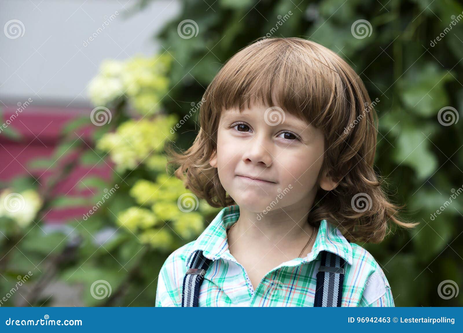 Portrait of a Boy on a Background Stock Image Image of portrait