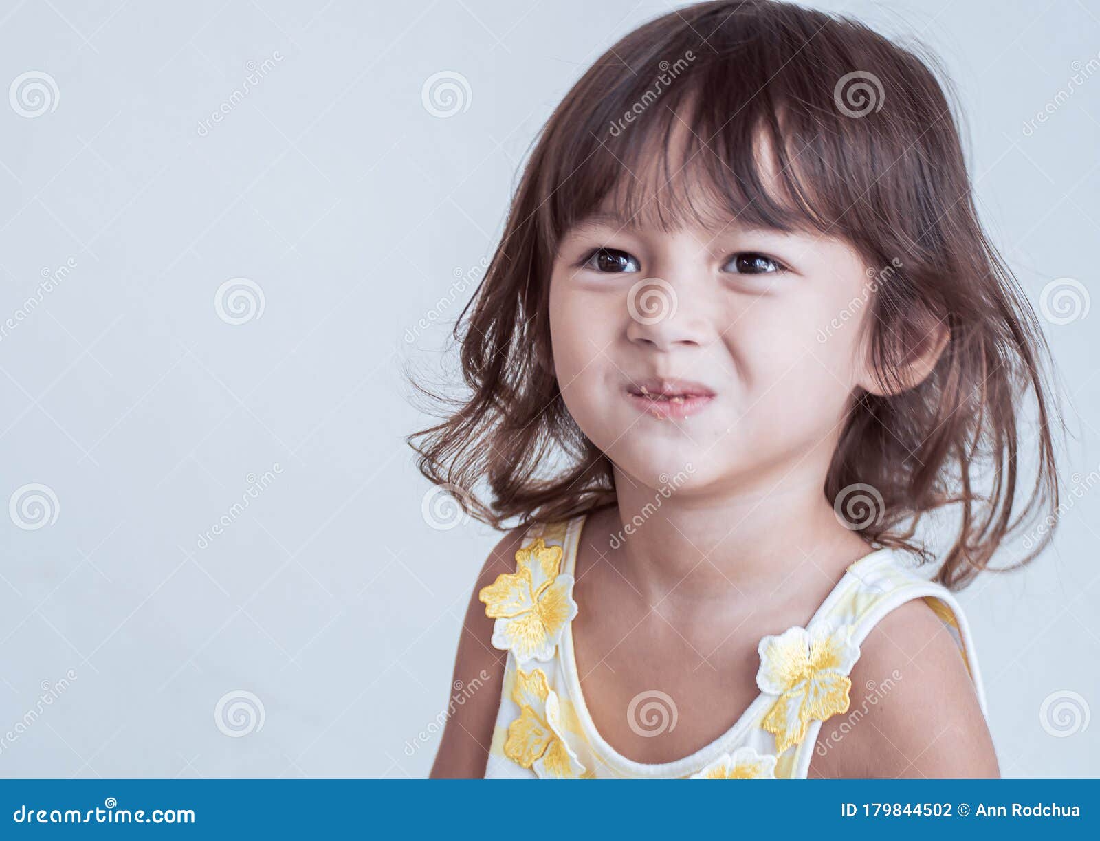 Portrait of Caucasian Little Girl Stock Photo - Image of lovely, child ...