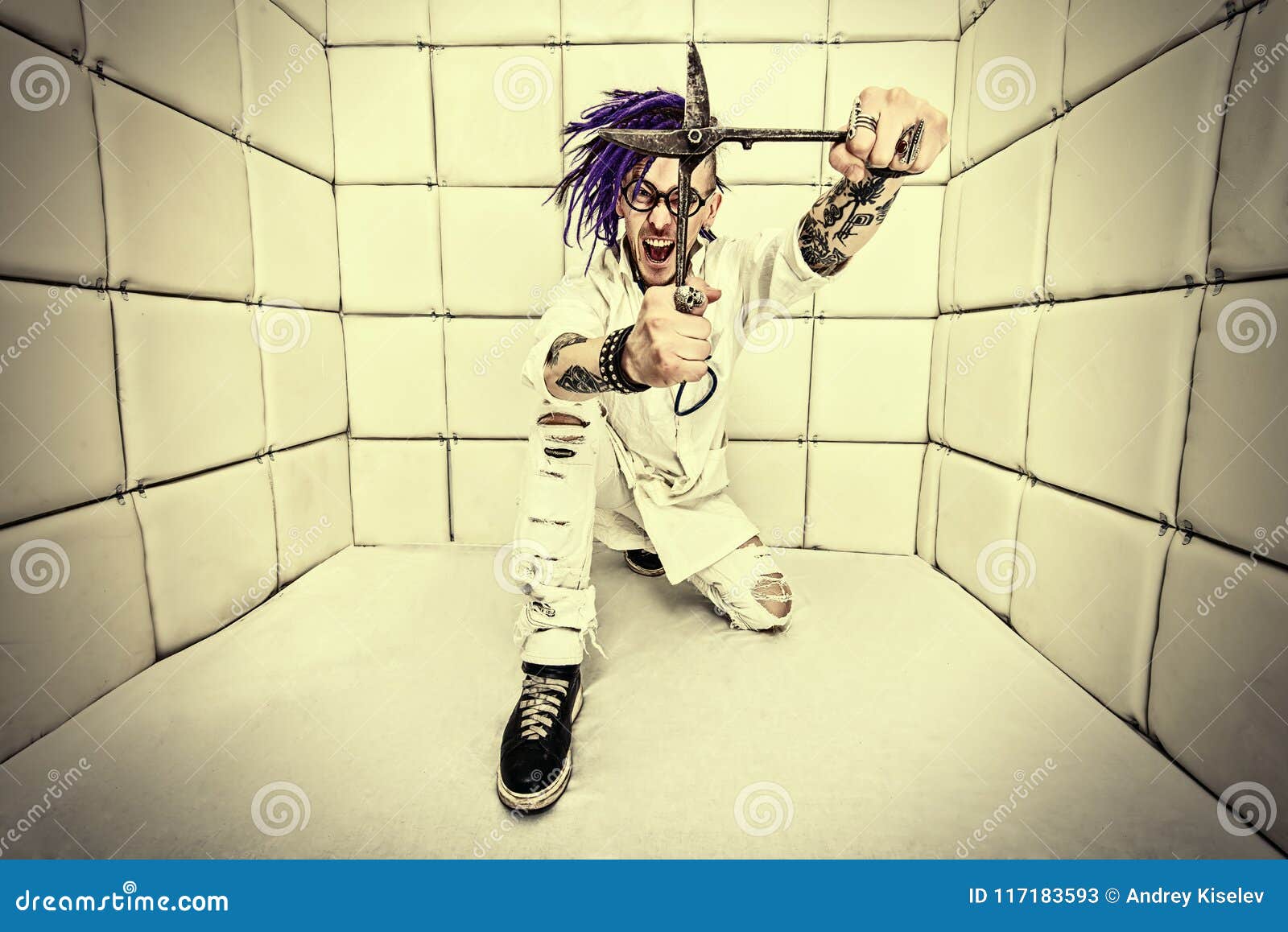 Crazy doctor with scissors stock image. Image of male - 117183593 Crazy doctor with scissors stock image. Image of male - 117183593