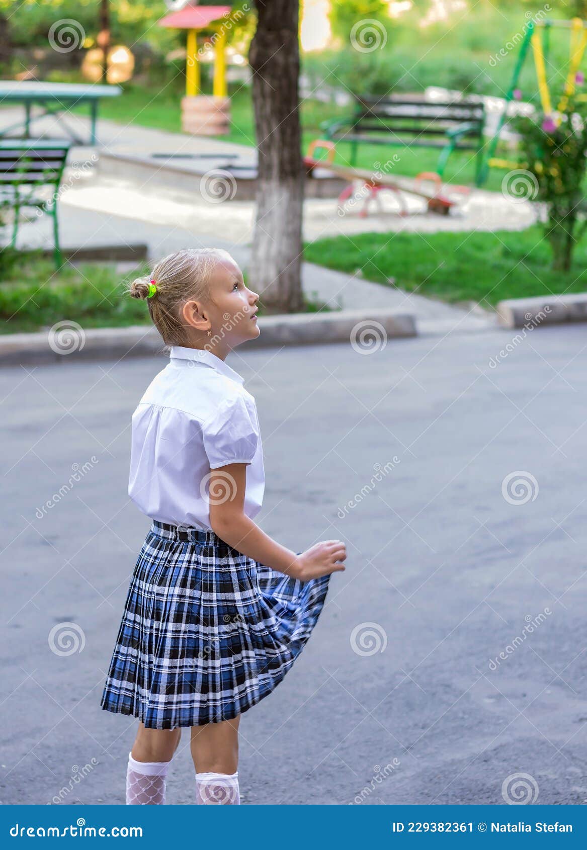 Friends Lifting Girls Skirts