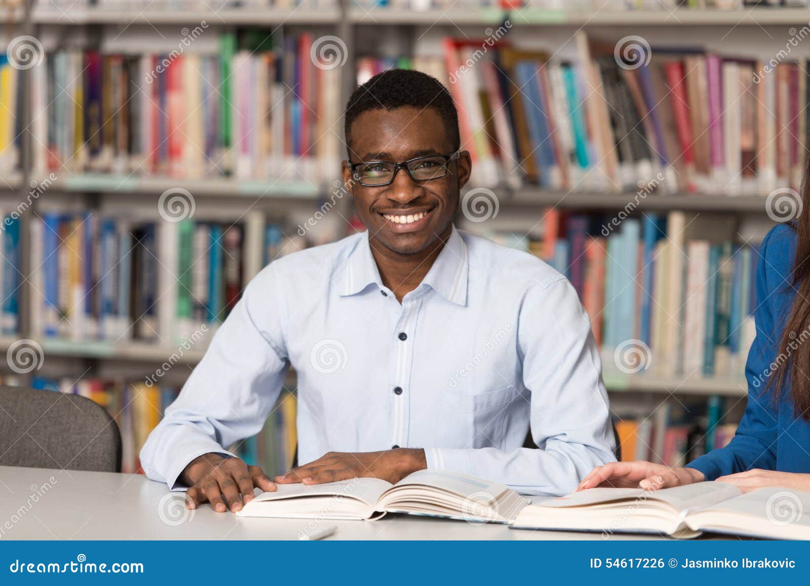 Portrait Clever Black Student Open Book Stock Photos - 123 Images1300 x 958