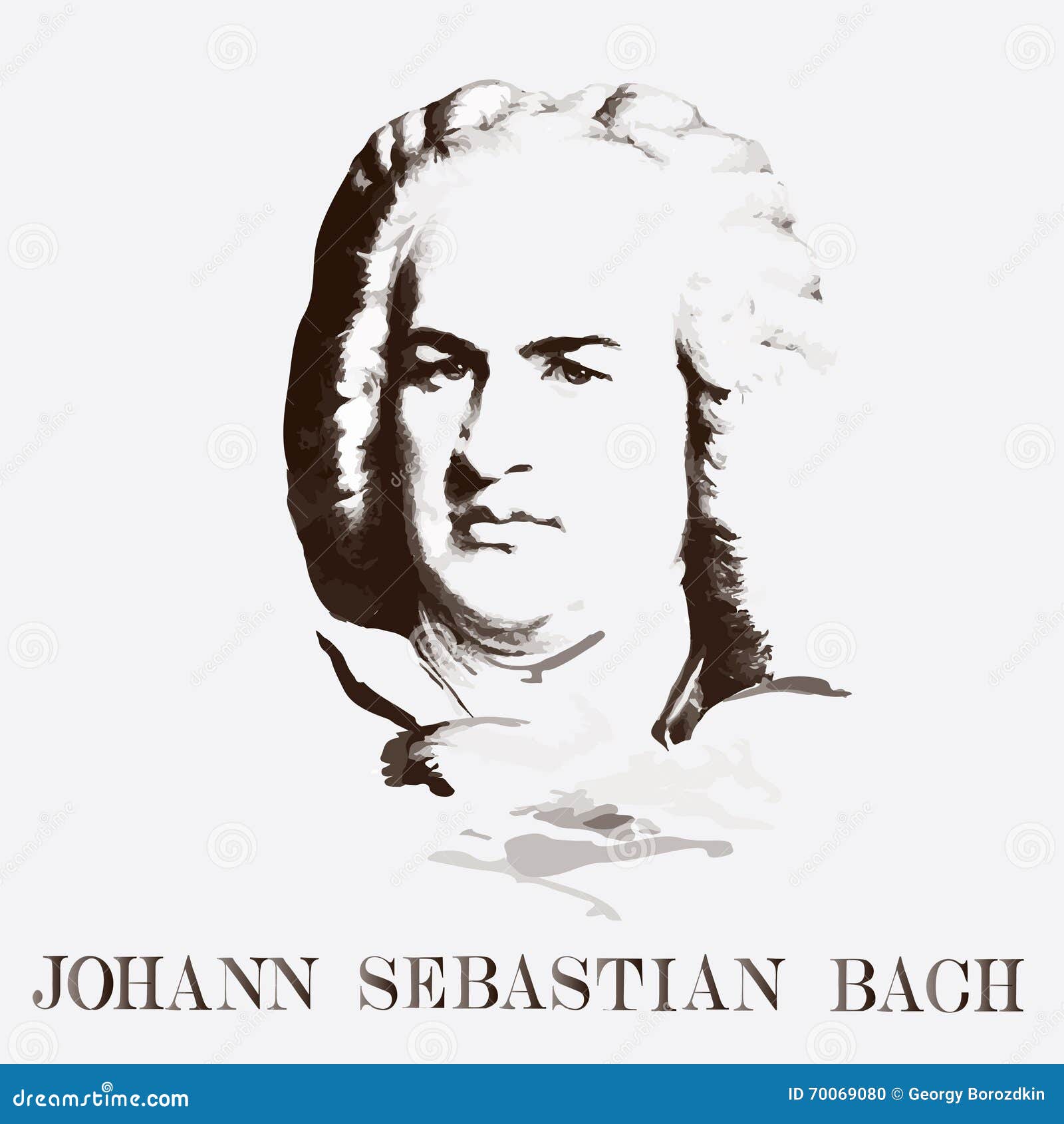 portrait of the composer johann sebastian bach