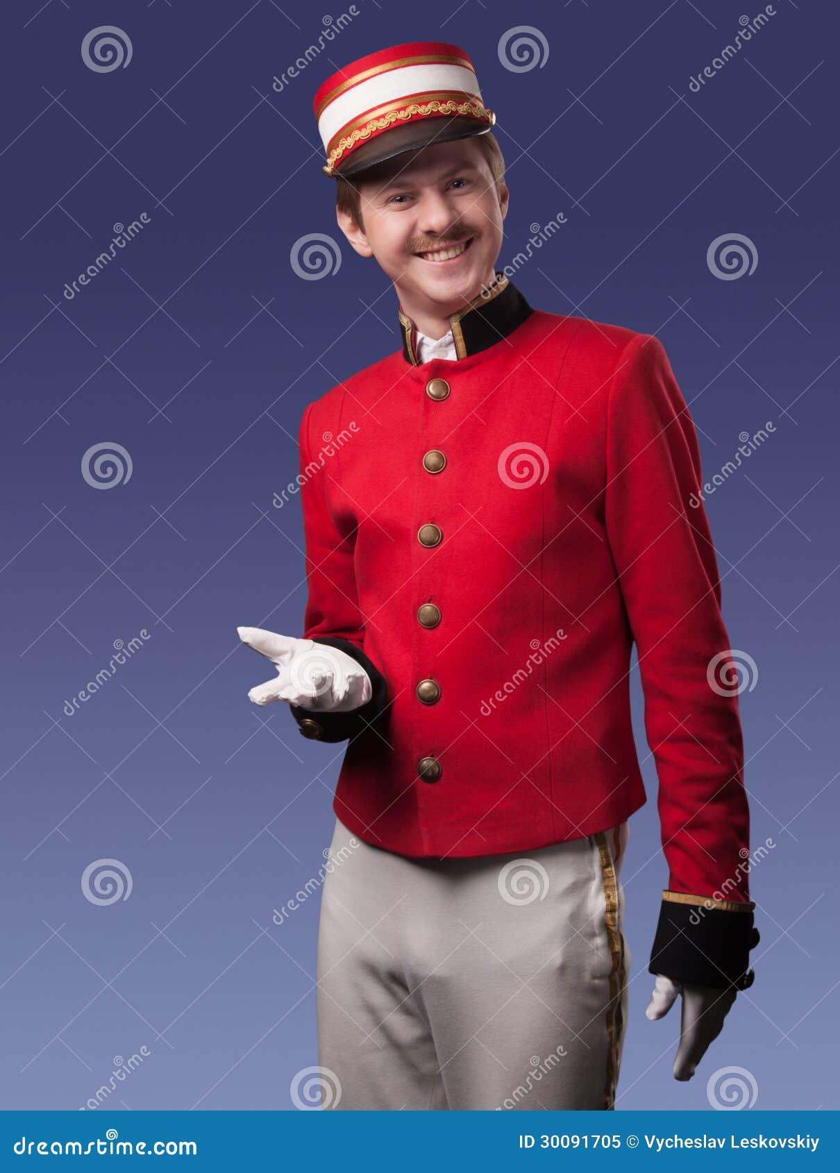 Portrait of a Concierge (porter) Stock Image - Image of service, hotel ...