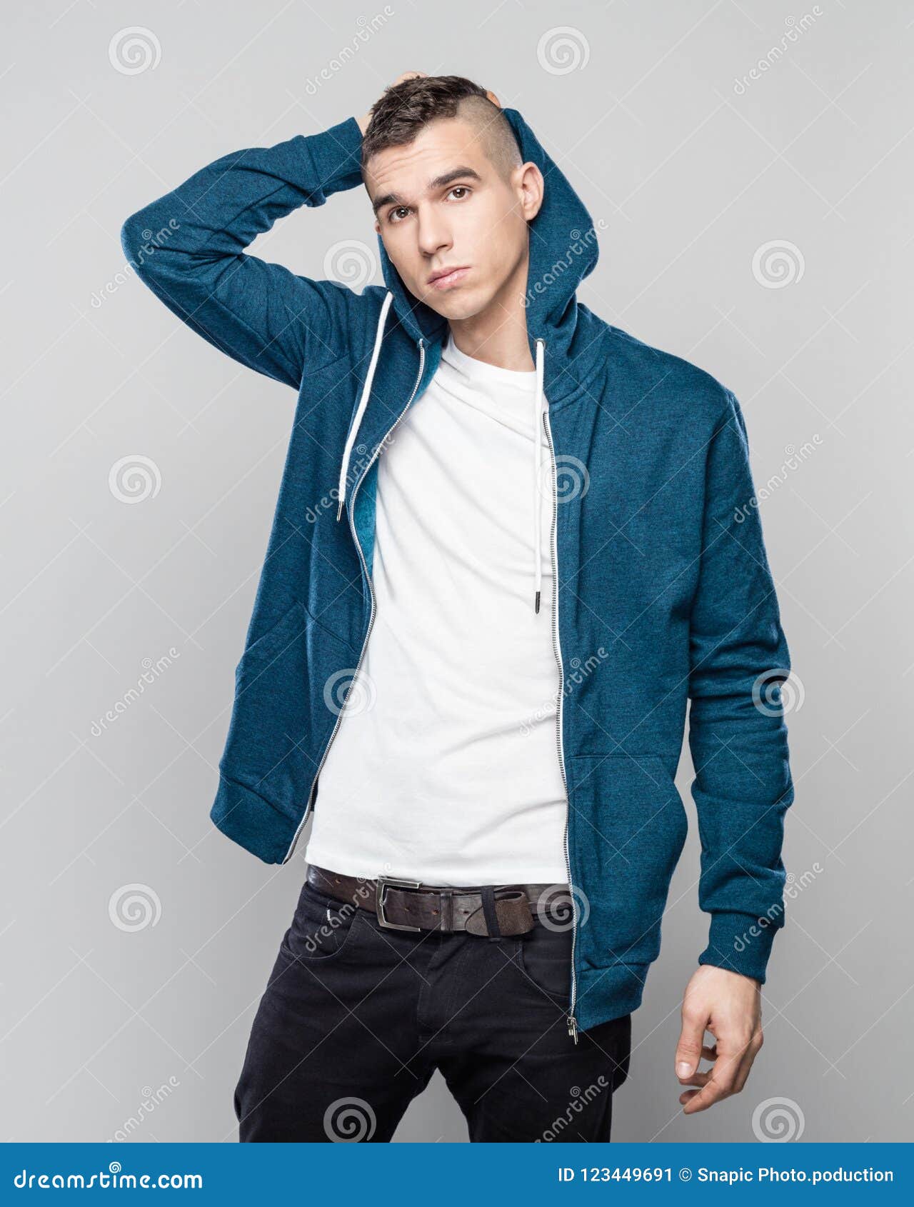 man in hoodie