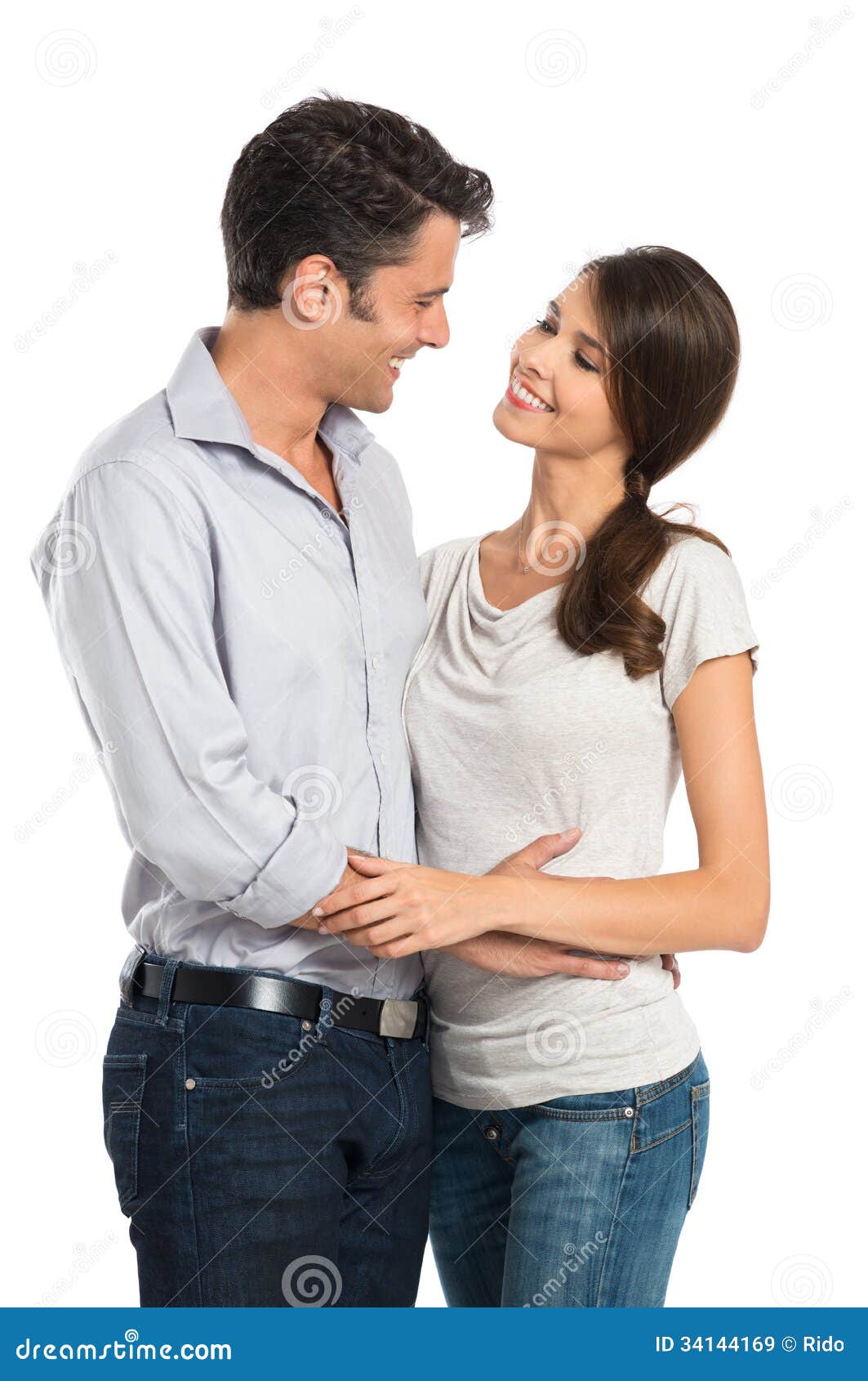 Portrait of a Couple stock image. Image of feeling, embracing 34144169