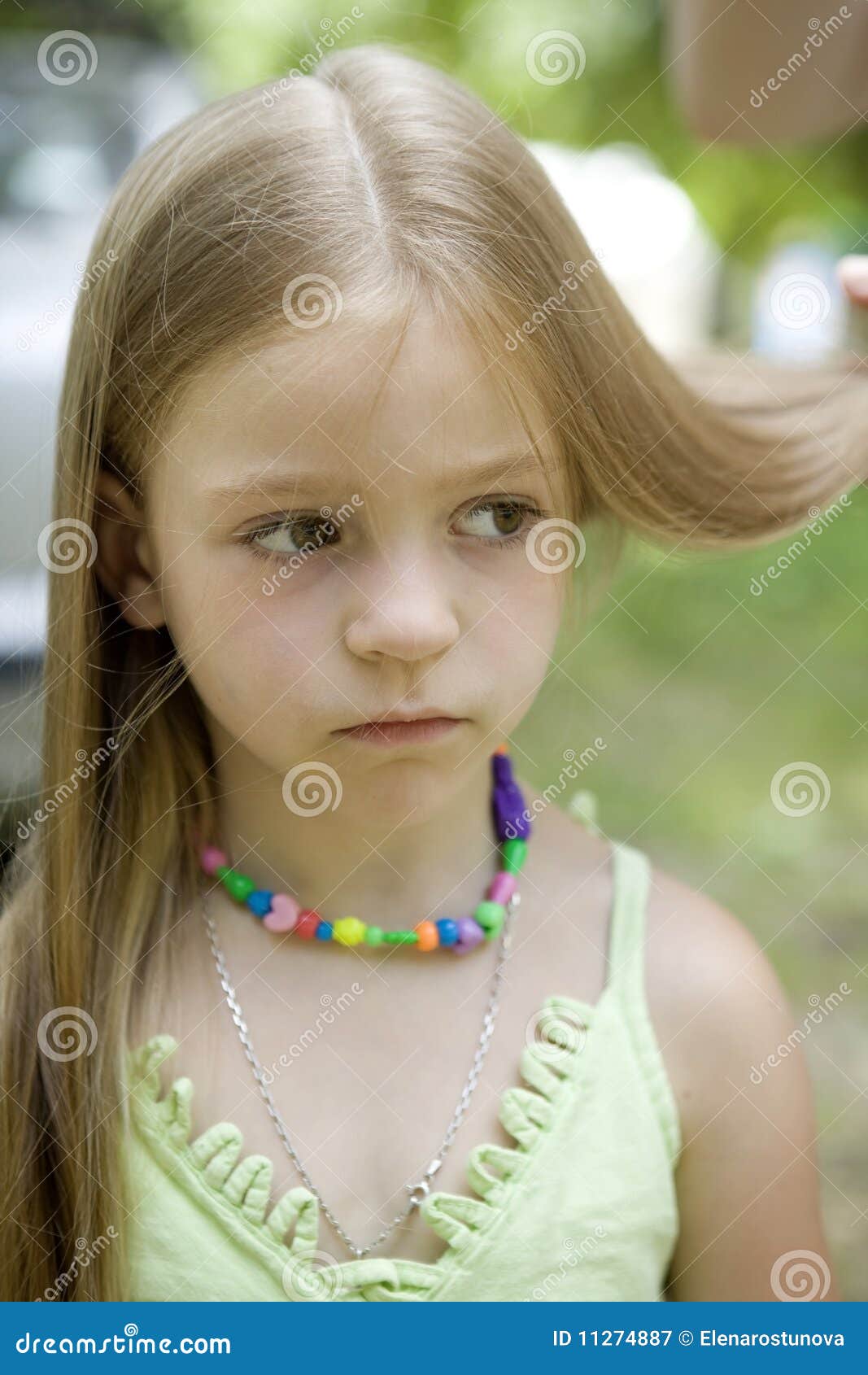 Portrait of a Cute 6 Years Old Girl. Stock Image - Image of expression,  kindergarten: 11274887
