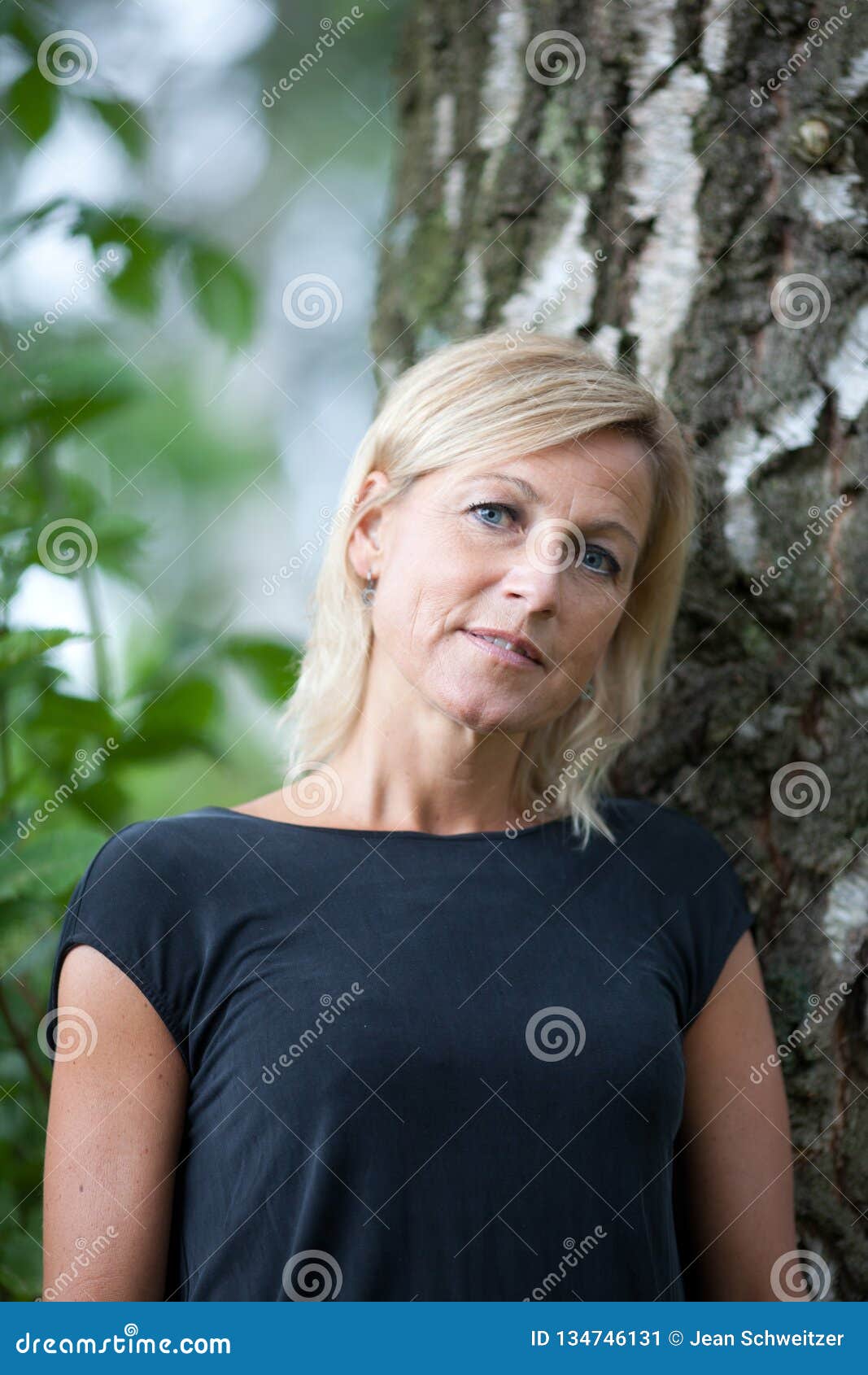 Portrait Of A Cute Blond Scandinavian Woman Stock Image Image Of Scandinavian Outdoor 134746131