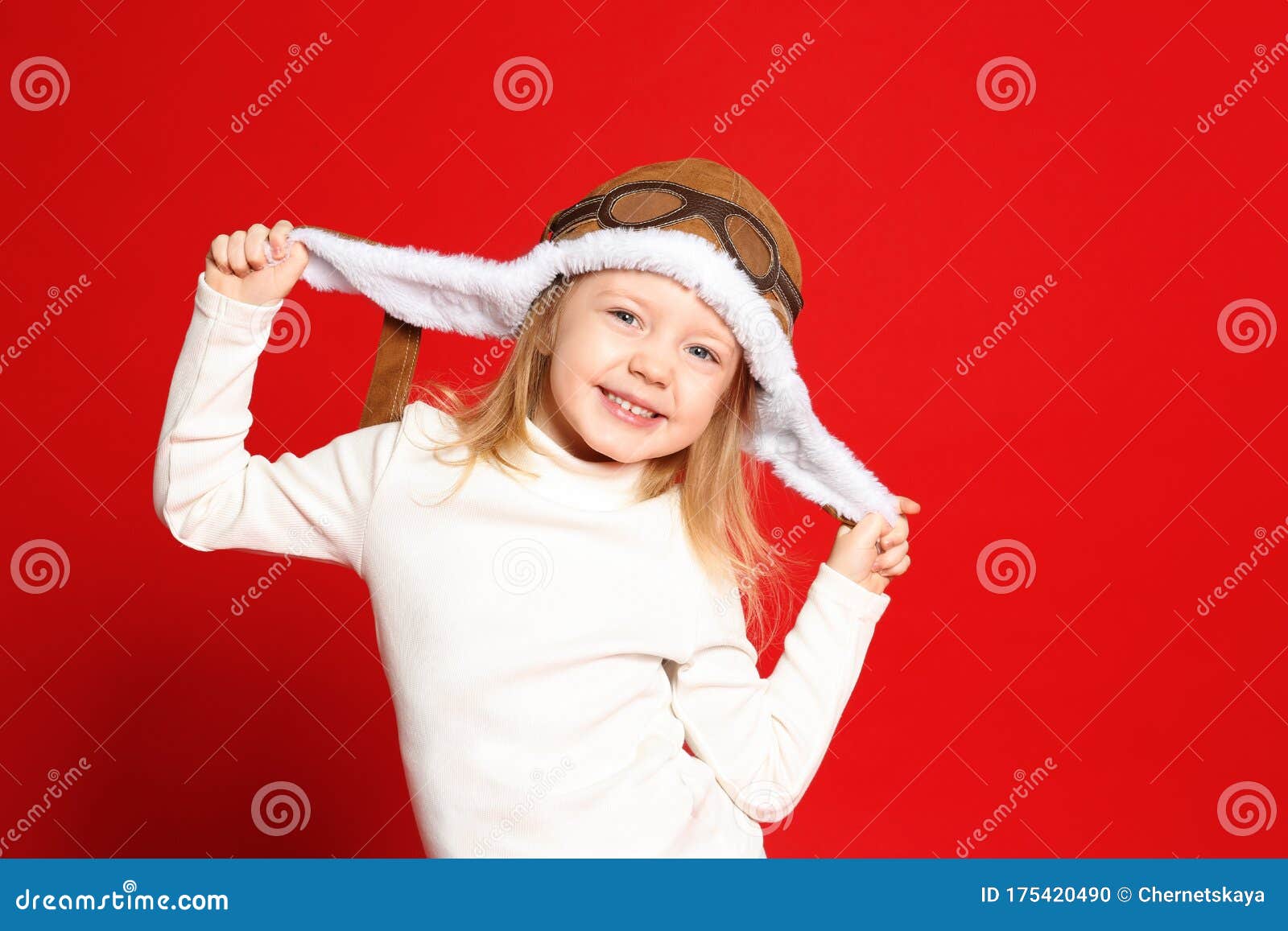 Portrait of Cute Little Girl on Background Stock Photo - Image of child ...