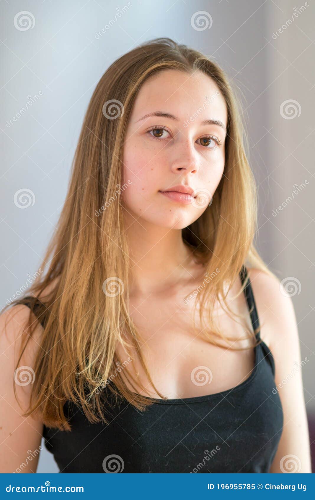 Model teenage girl stock image. Image of fashion, caucasian - 196955785