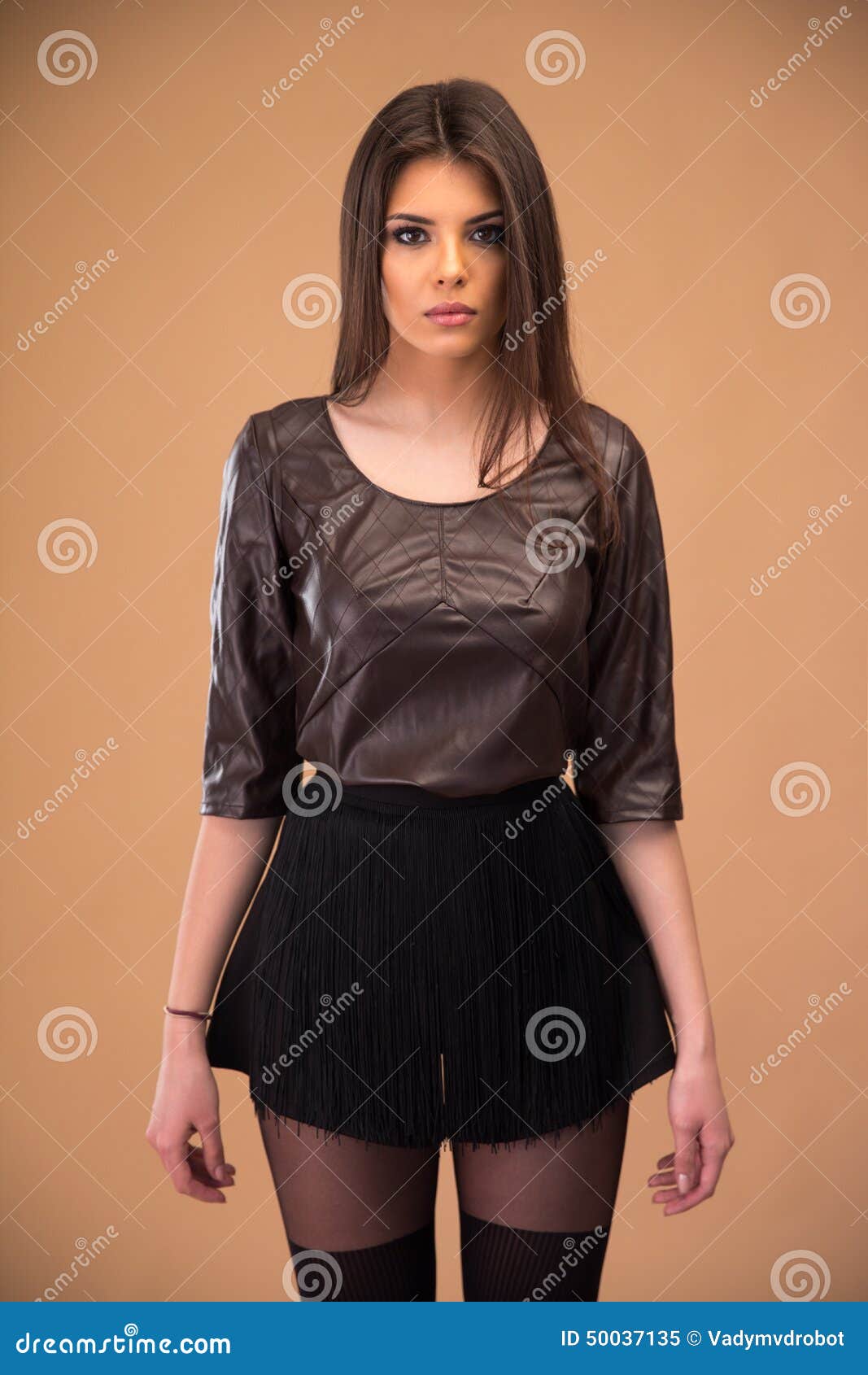 Portrait of a Cute Vogue Woman Stock Image - Image of charm, female ...