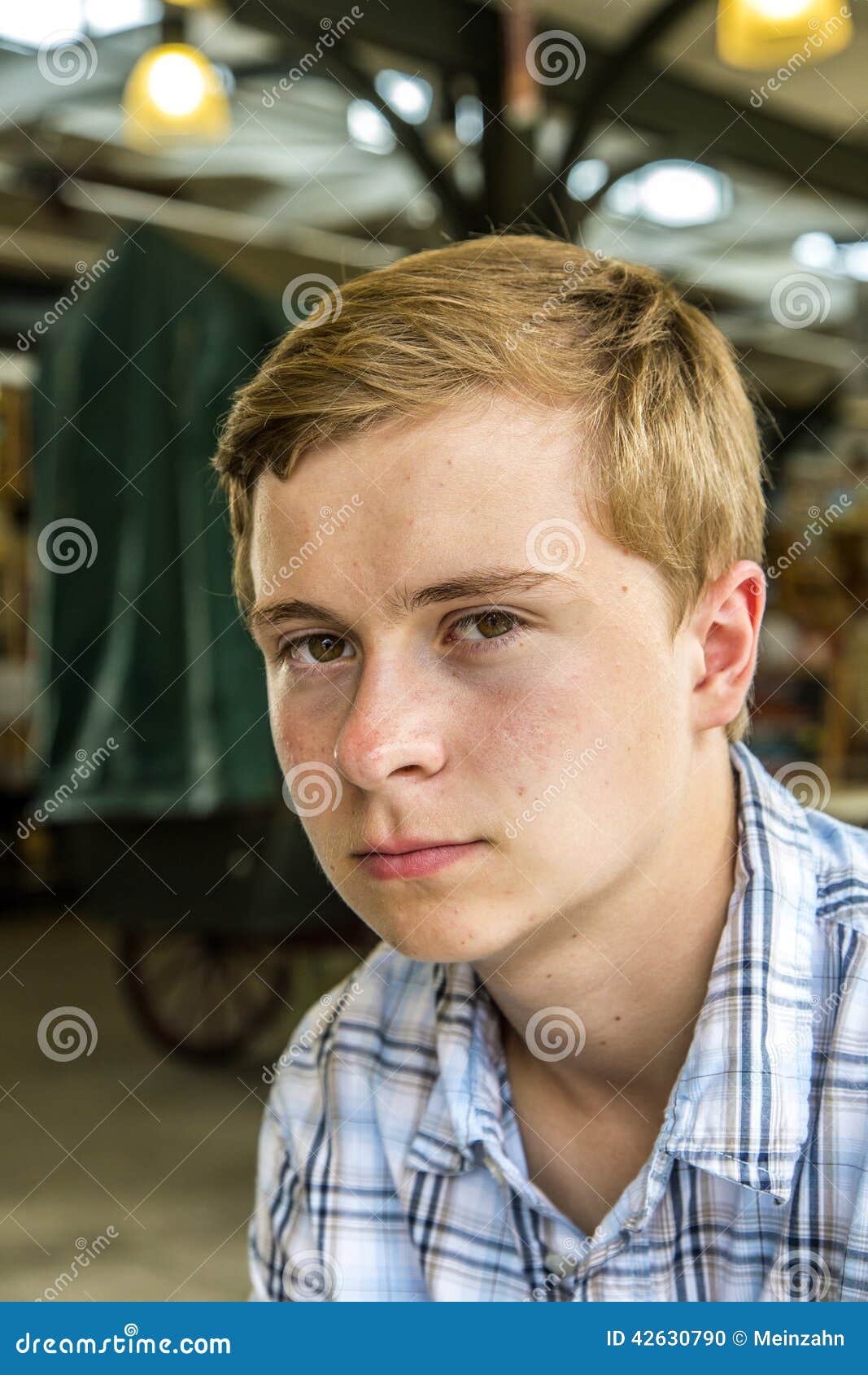 Portrait Of A Dapper Teen Boy Stock Photo Image Of Cheerful